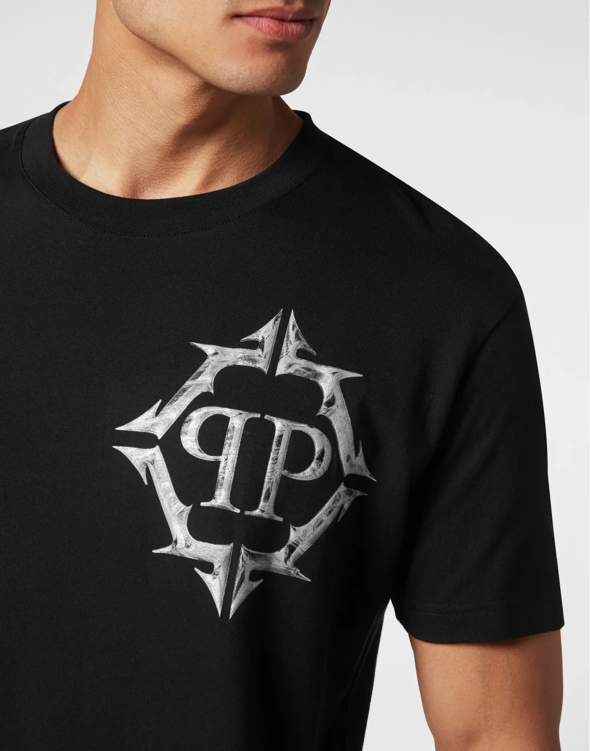 T-shirt Round Neck SS Chrome, цвет: Черный