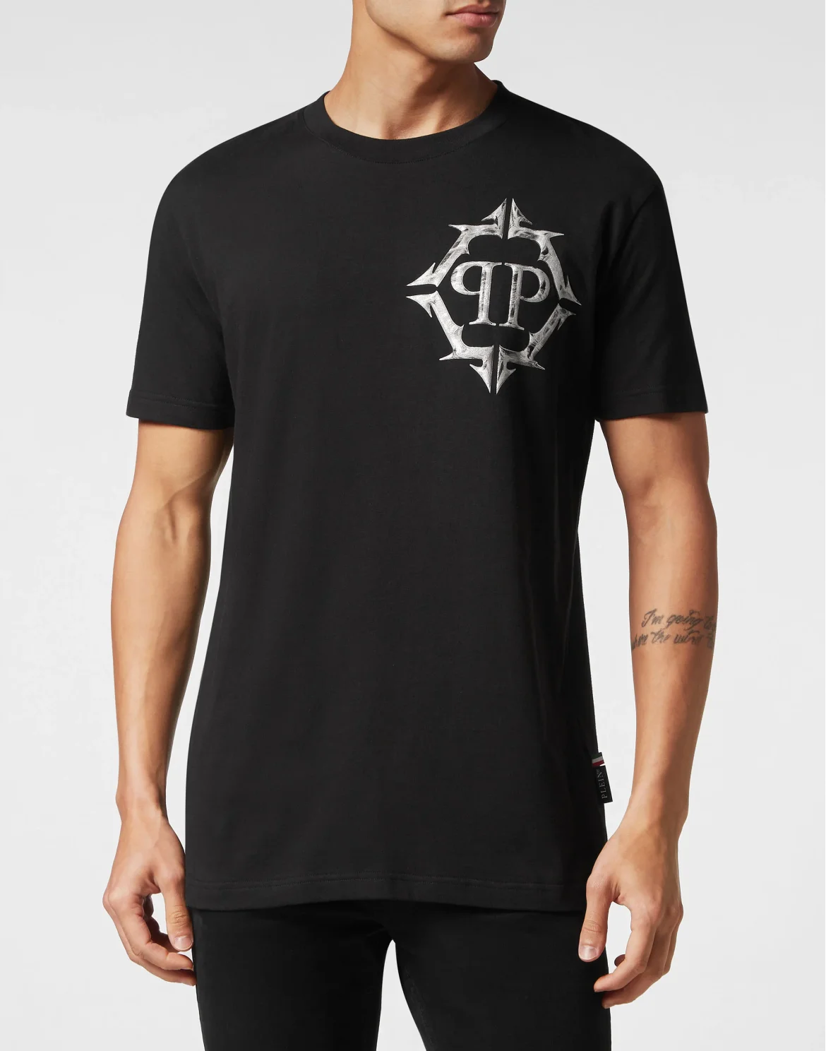 T-shirt Round Neck SS Chrome, цвет: Черный
