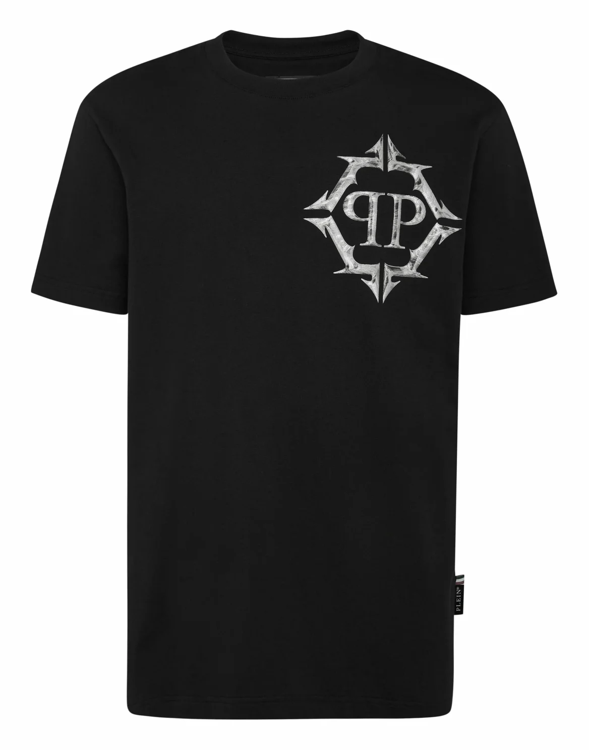 T-shirt Round Neck SS Chrome, цвет: Черный