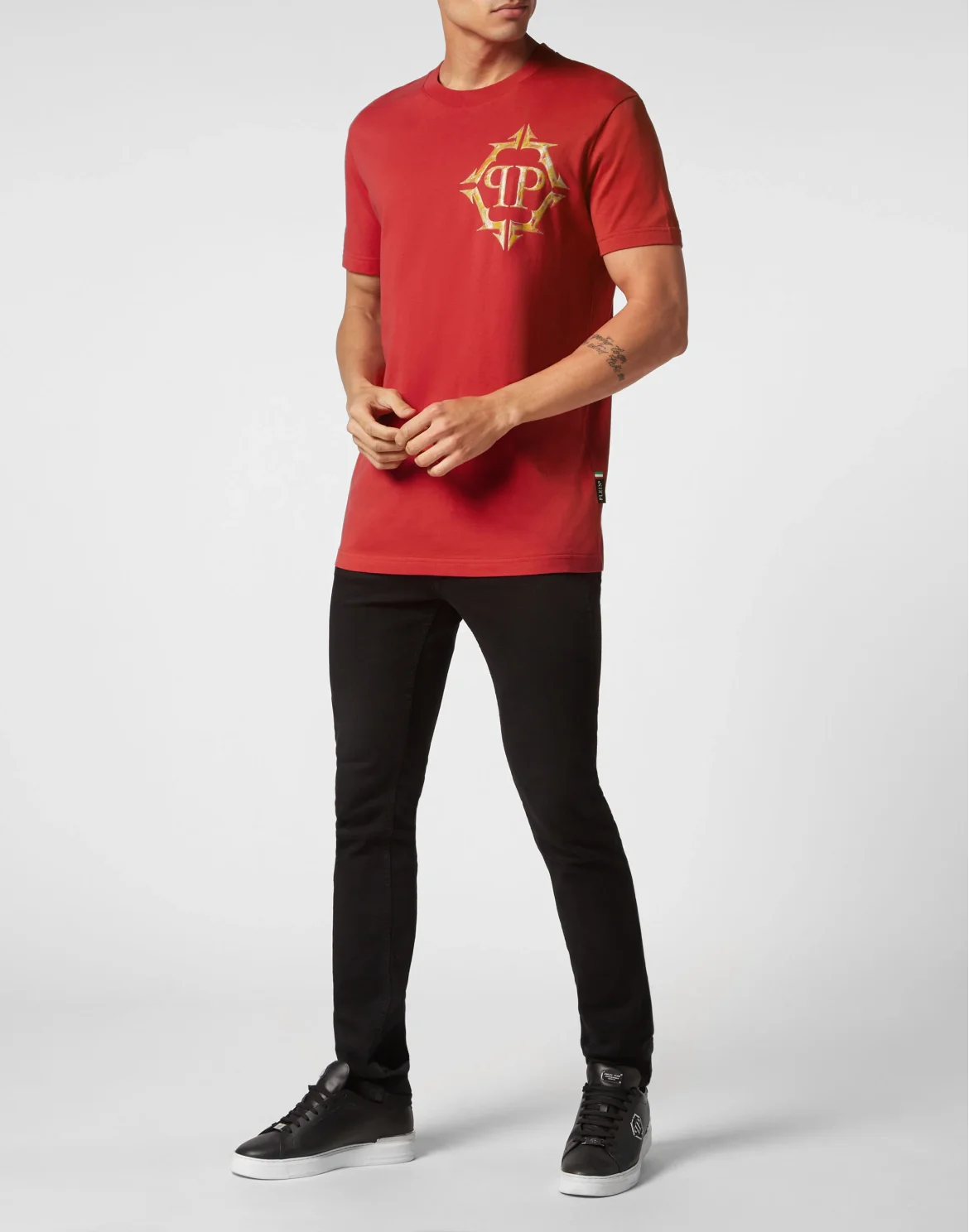 T-shirt Round Neck SS Chrome, цвет: Красный