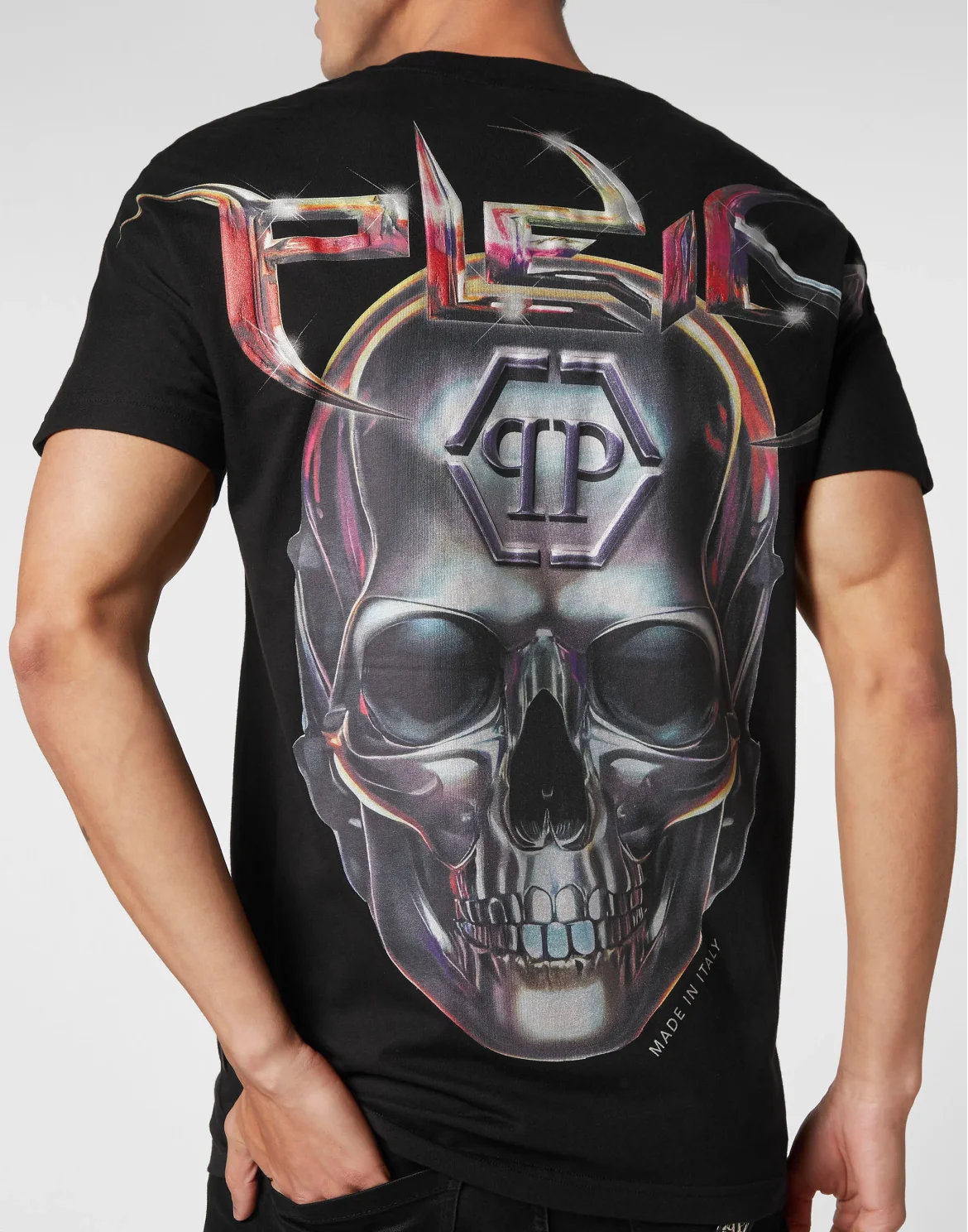 T-shirt Round Neck SS Chrome, цвет: Черный