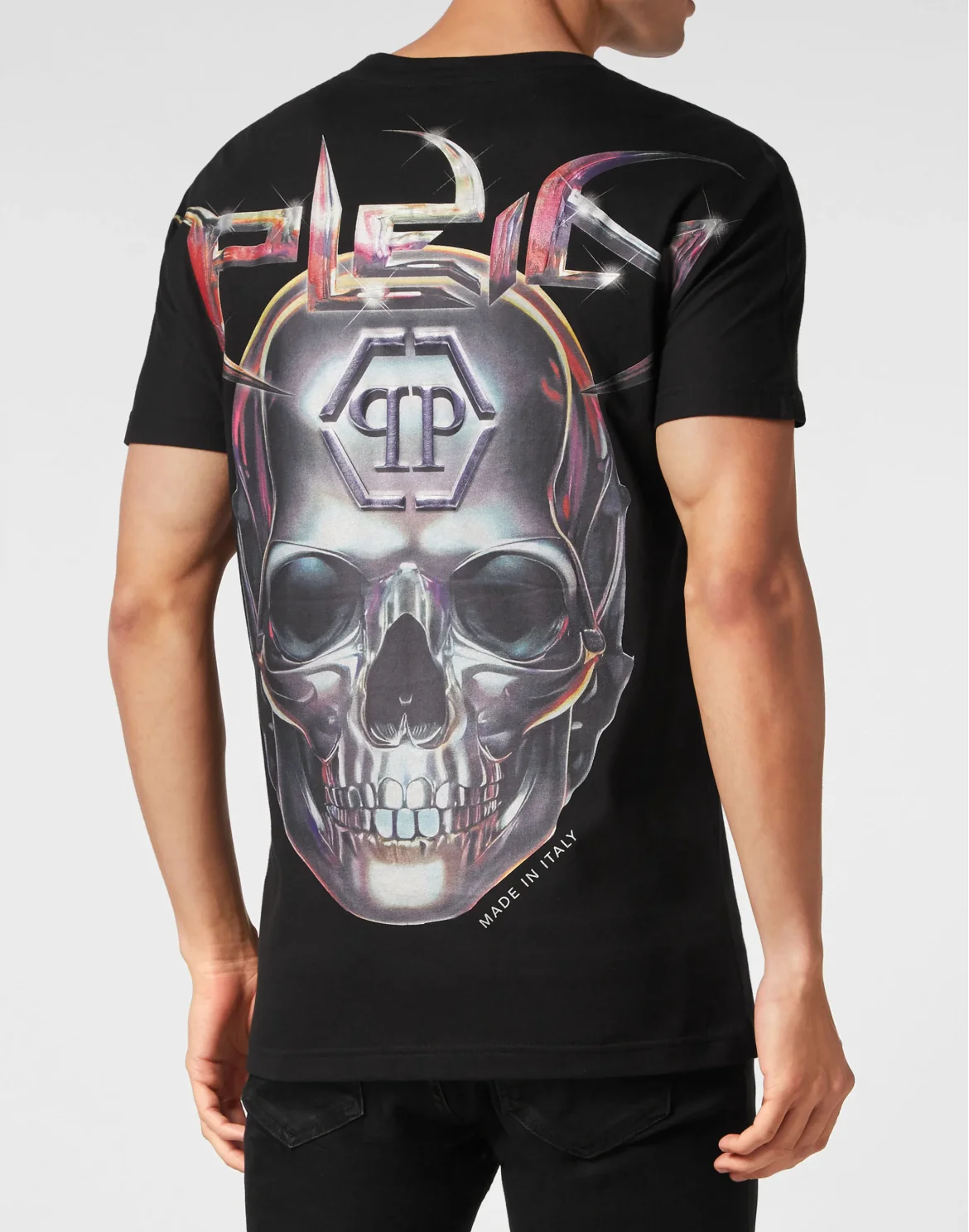 T-shirt Round Neck SS Chrome, цвет: Черный