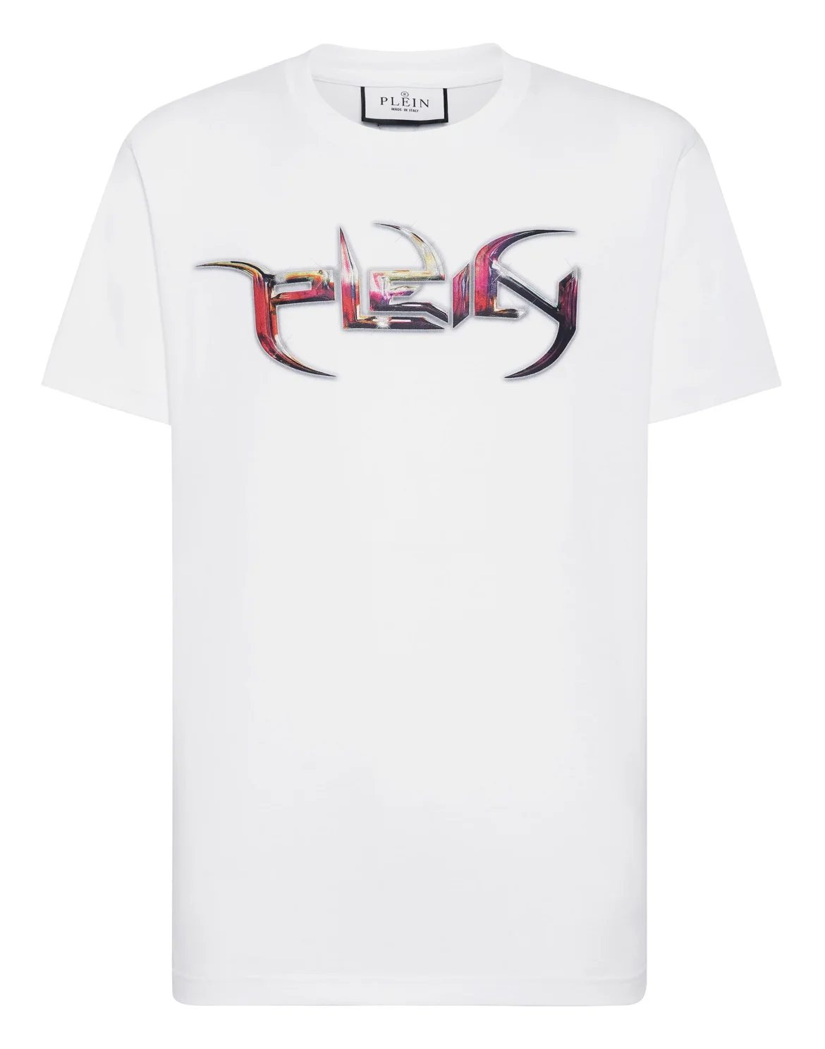 T-shirt Round Neck SS Lettering, цвет: Белый