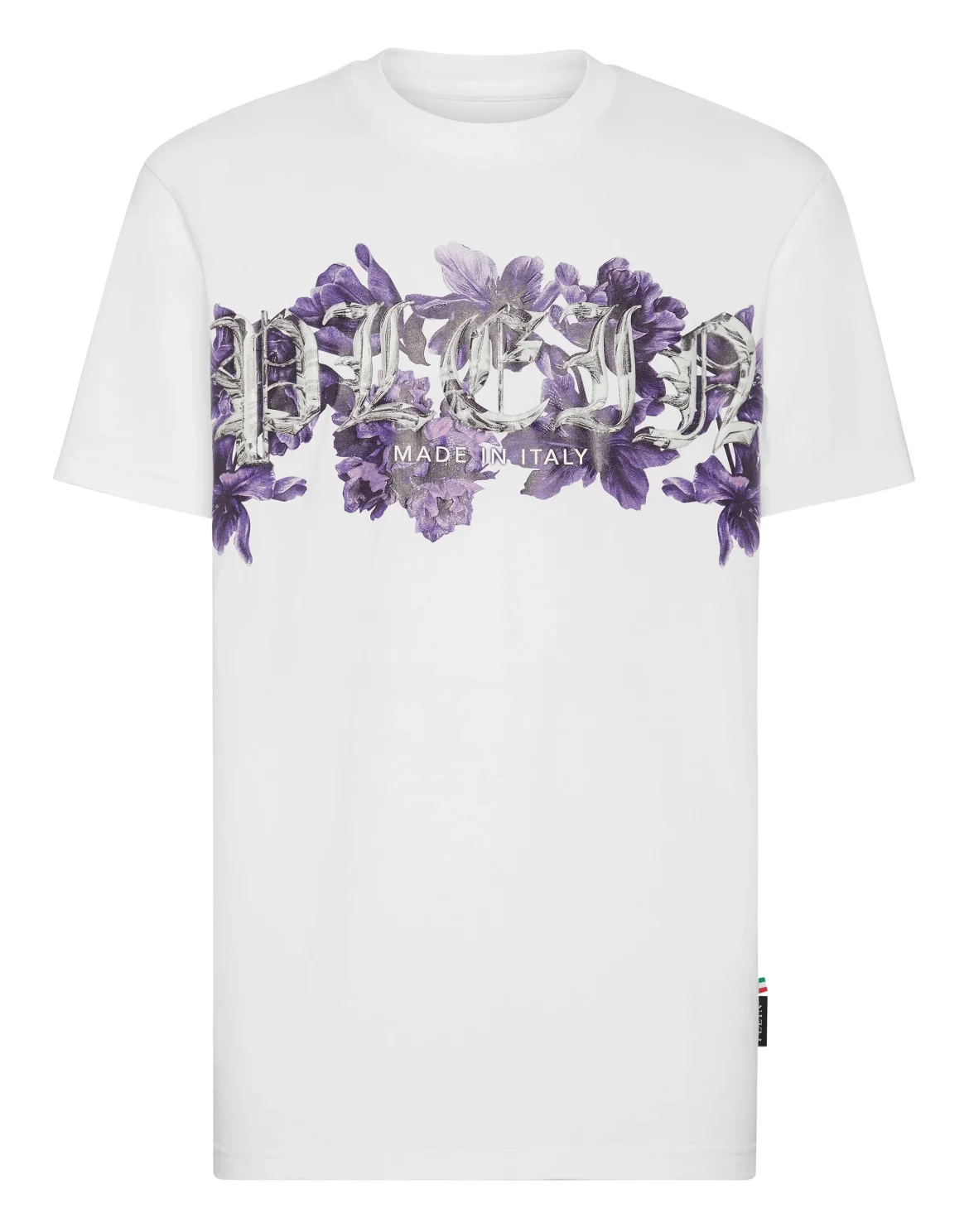T-shirt Round Neck SS Flowers, цвет: Белый