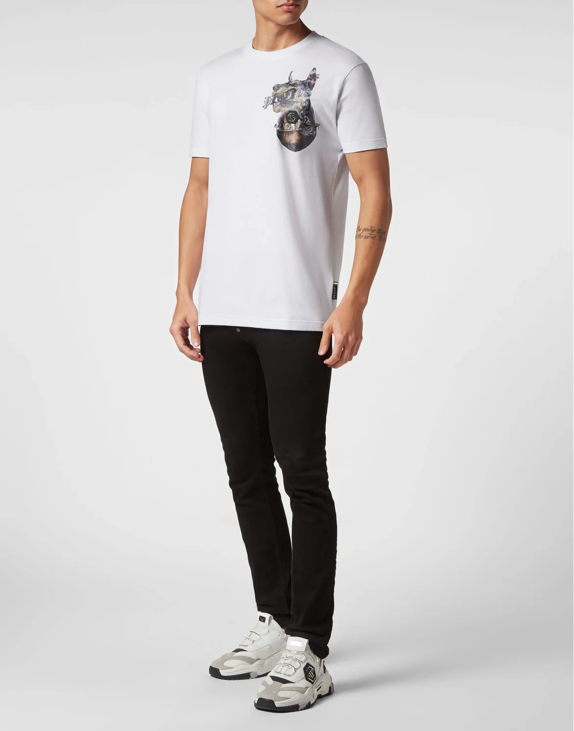 T-shirt Round Neck SS Dog, цвет: Белый