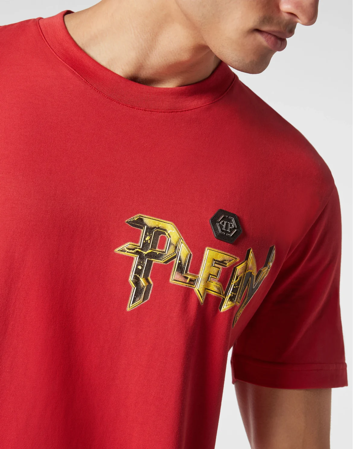 T-shirt Round Neck SS Chrome, цвет: Красный