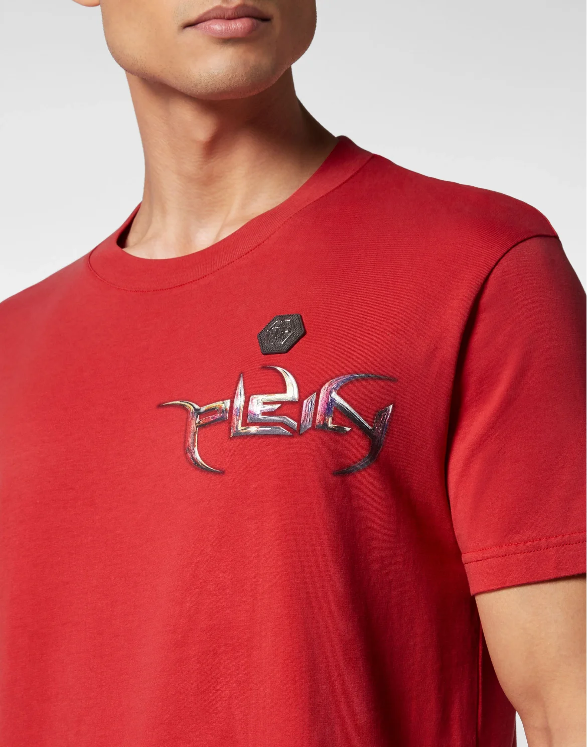 T-shirt Round Neck SS Chrome, цвет: Красный