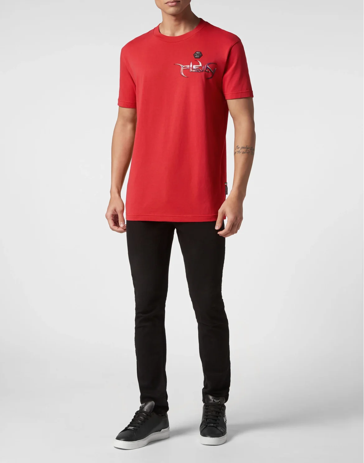 T-shirt Round Neck SS Chrome, цвет: Красный