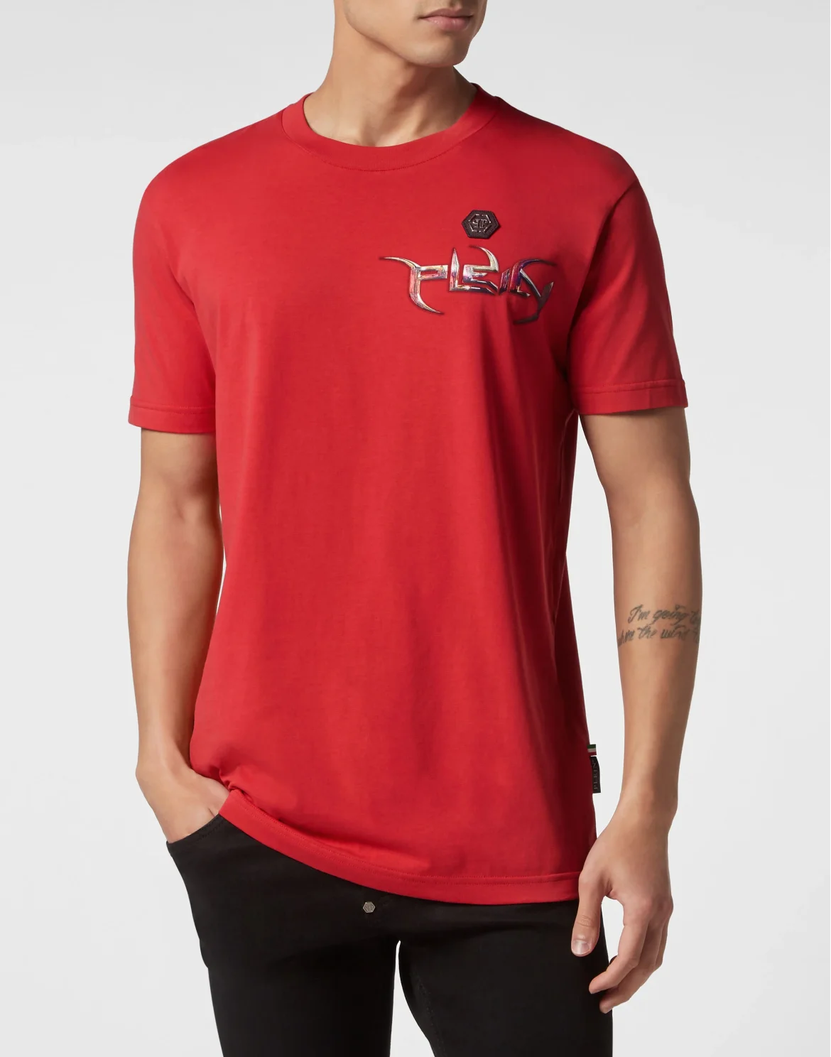 T-shirt Round Neck SS Chrome, цвет: Красный