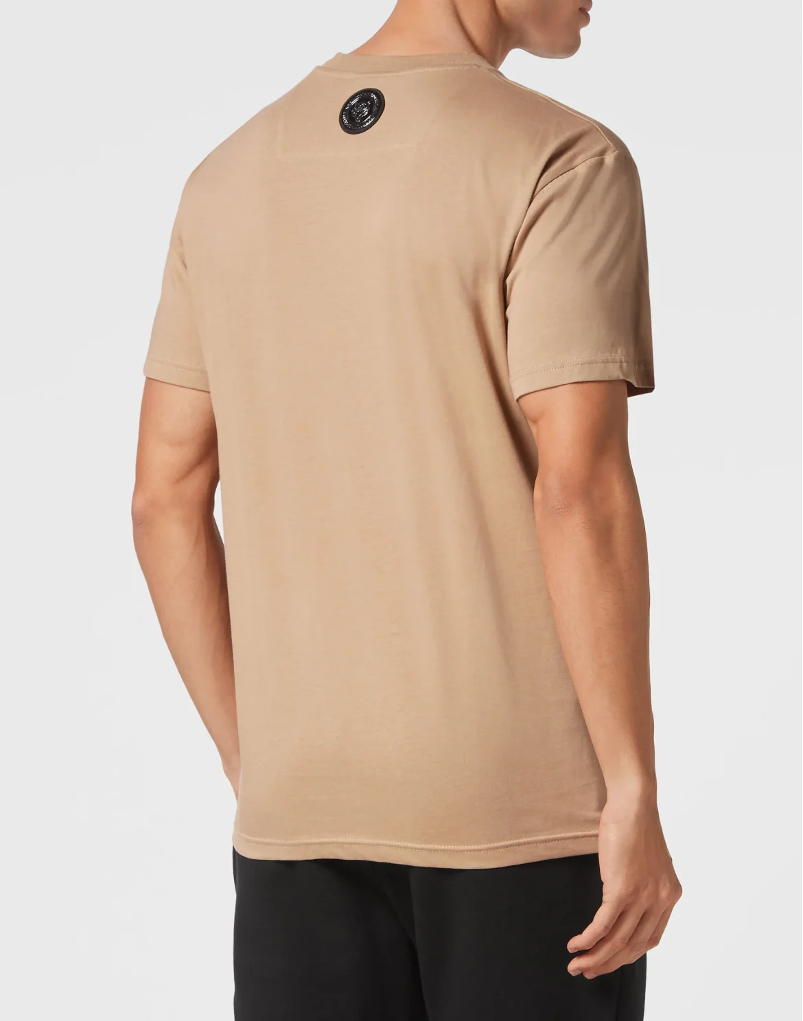 T-shirt Round Neck SS Chrome Tiger, цвет: Бежевый