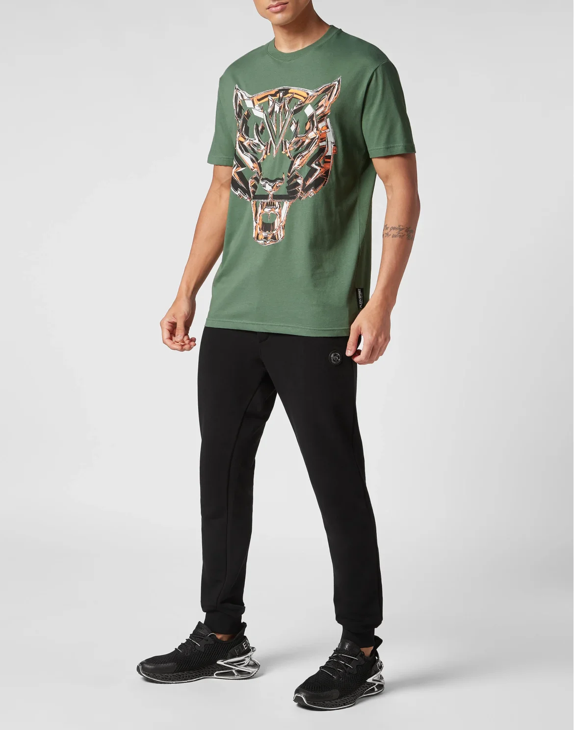 T-shirt Round Neck SS Chrome Tiger, цвет: Камуфляж