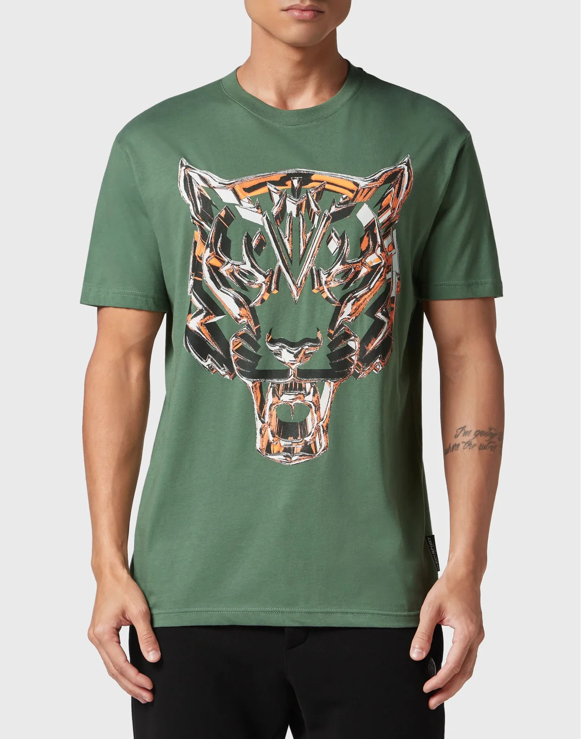 T-shirt Round Neck SS Chrome Tiger, цвет: Камуфляж