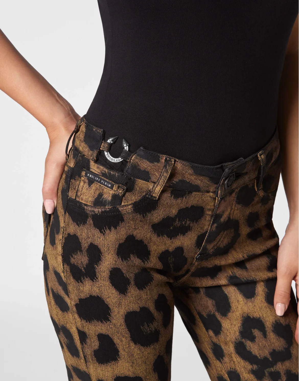 Denim Jeggings Leopard, цвет: Леопард