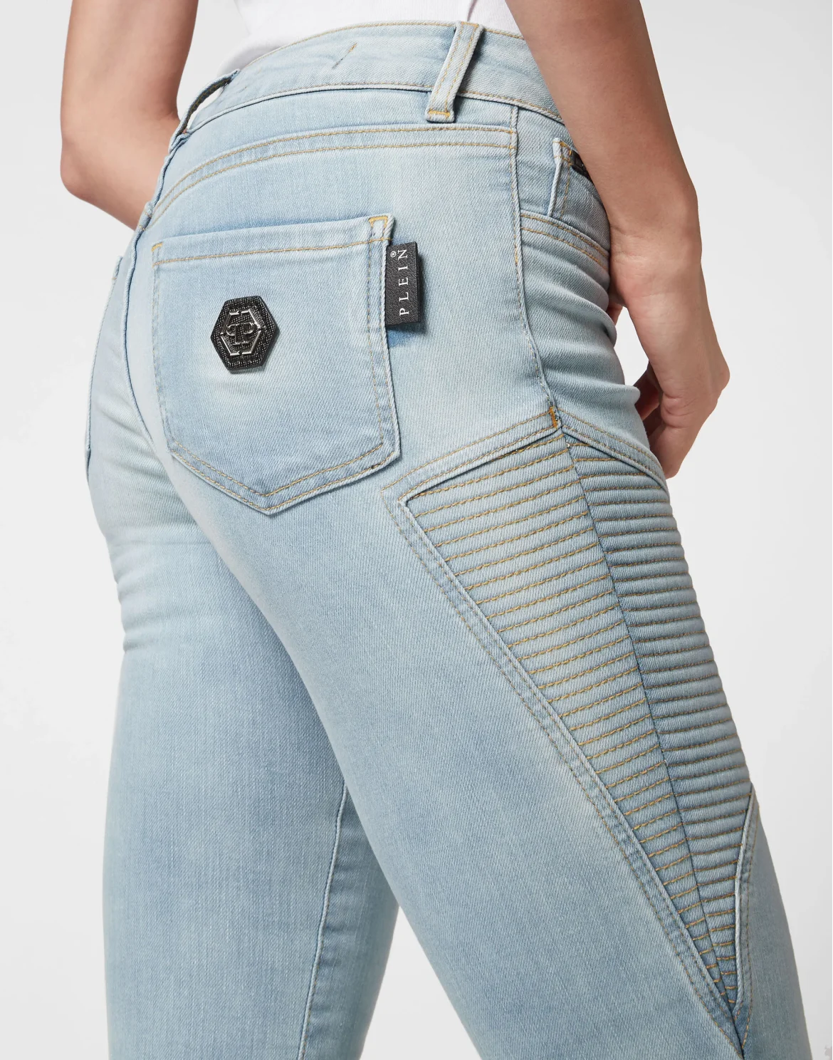 Denim Low Waist Jeggins, цвет: Голубой