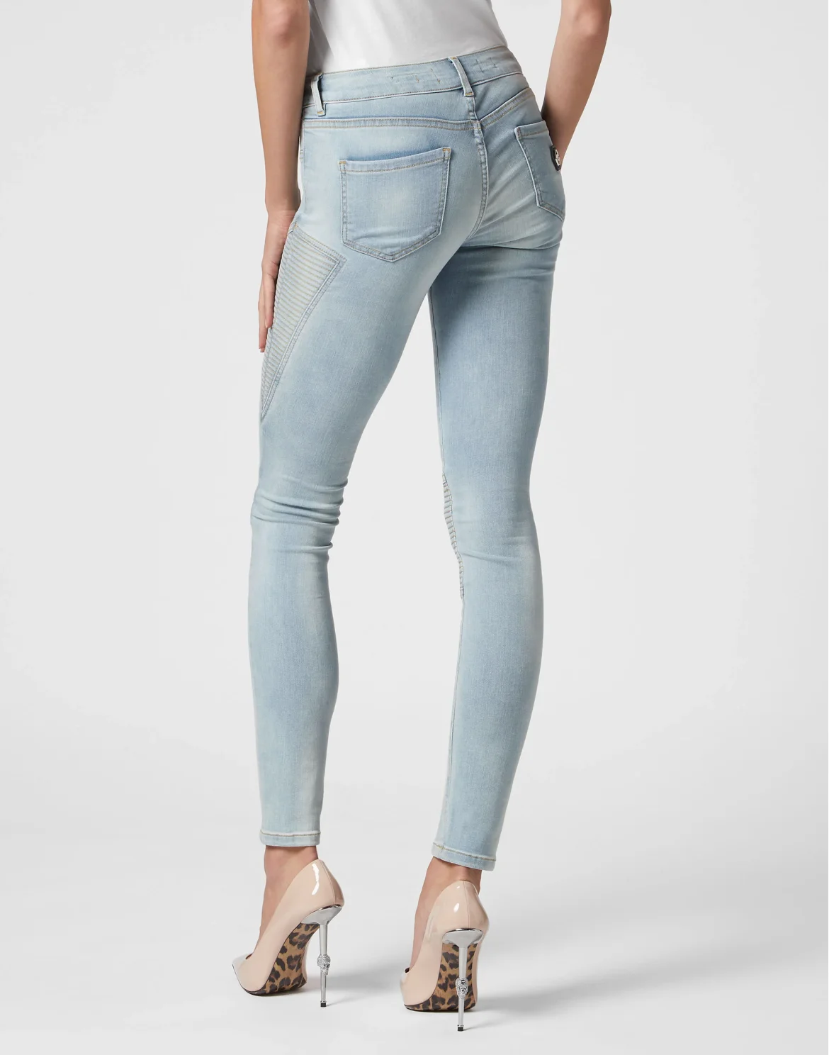Denim Low Waist Jeggins, цвет: Голубой