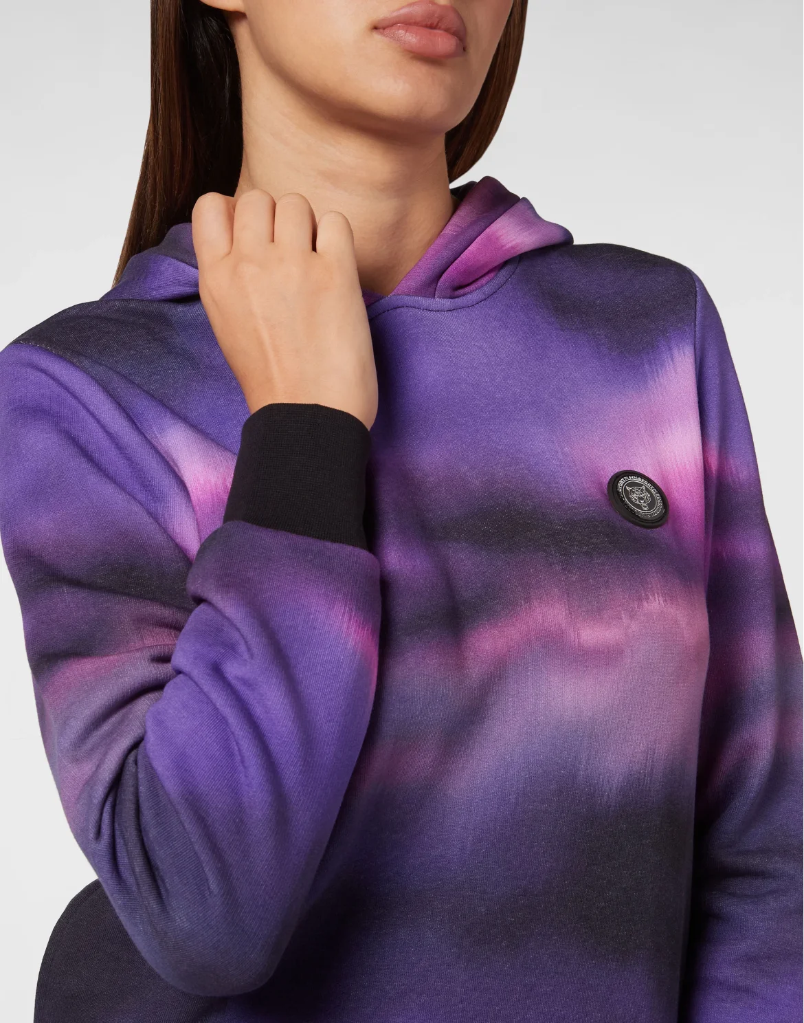 Hoodie  Sweatshirt Optical, цвет: Фиолетовый