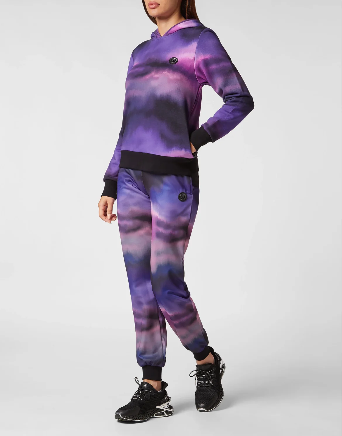 Hoodie  Sweatshirt Optical, цвет: Фиолетовый