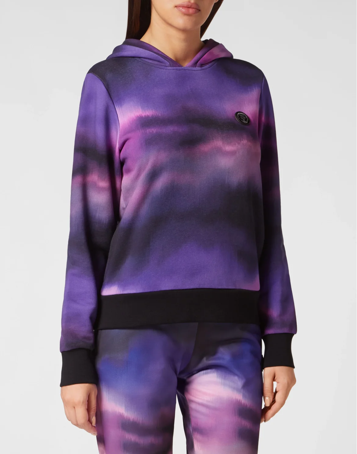 Hoodie  Sweatshirt Optical, цвет: Фиолетовый