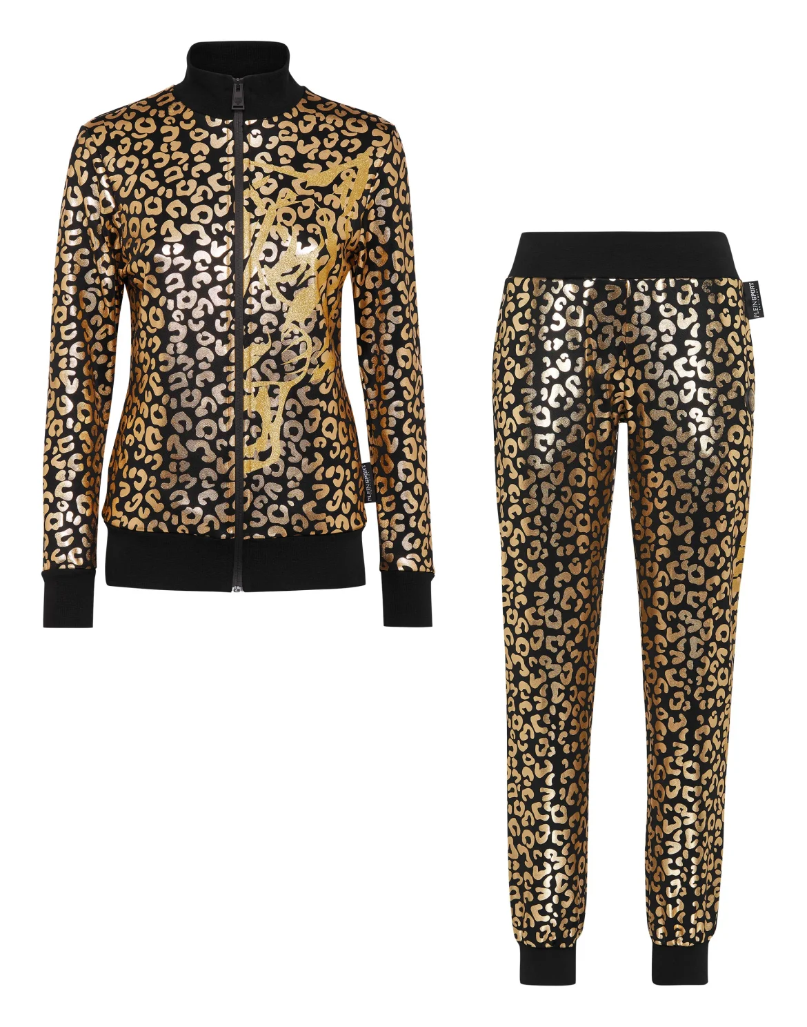 Jogging Tracksuit: Top/Trousers Leopard, цвет: Золотой
