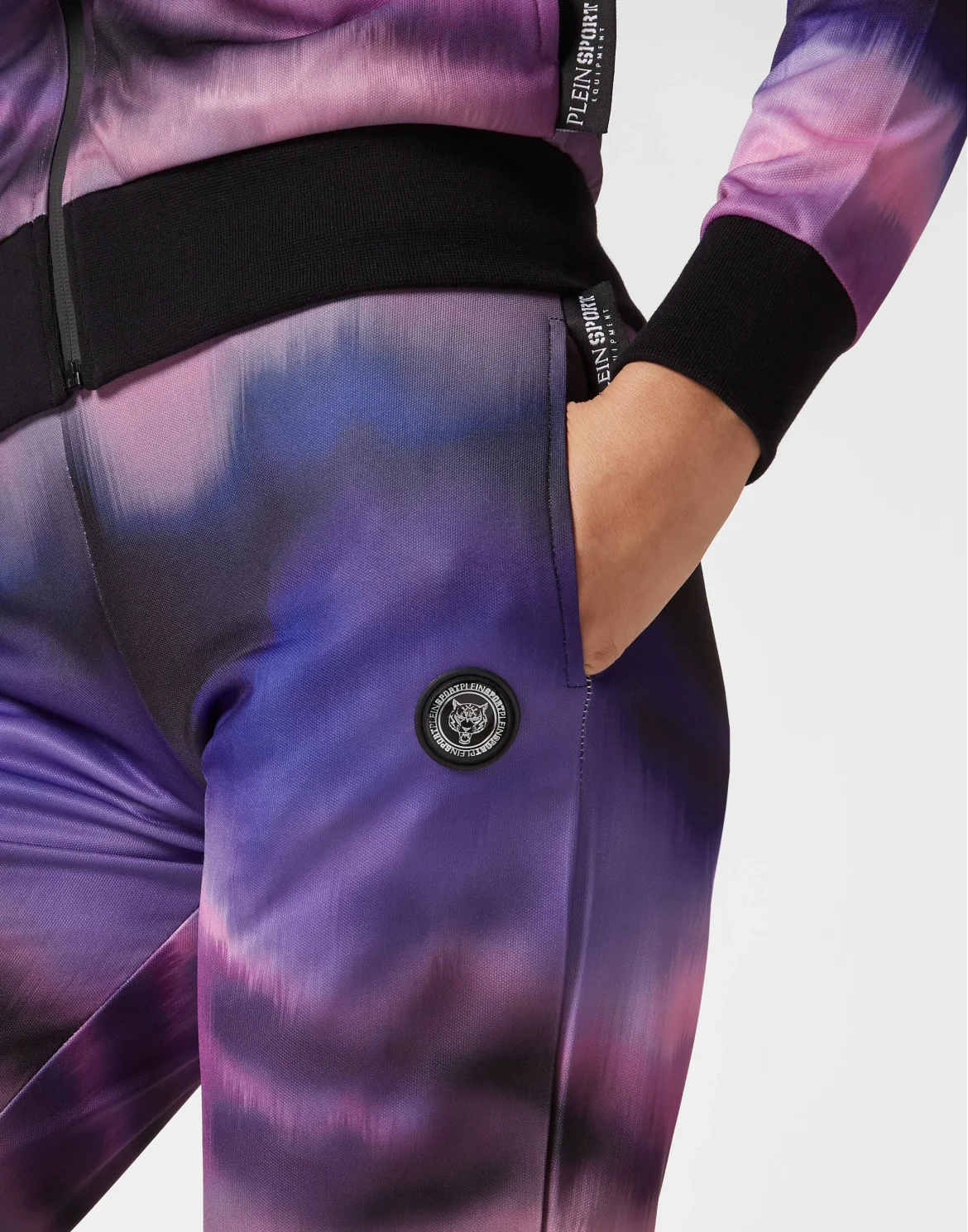 Jogging Tracksuit: Top/Trousers Optical, цвет: Фиолетовый