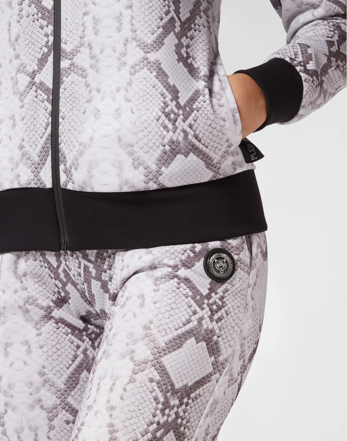 Triacetate Jogging Tracksuit: Top/Trousers Pitone, цвет: Серый