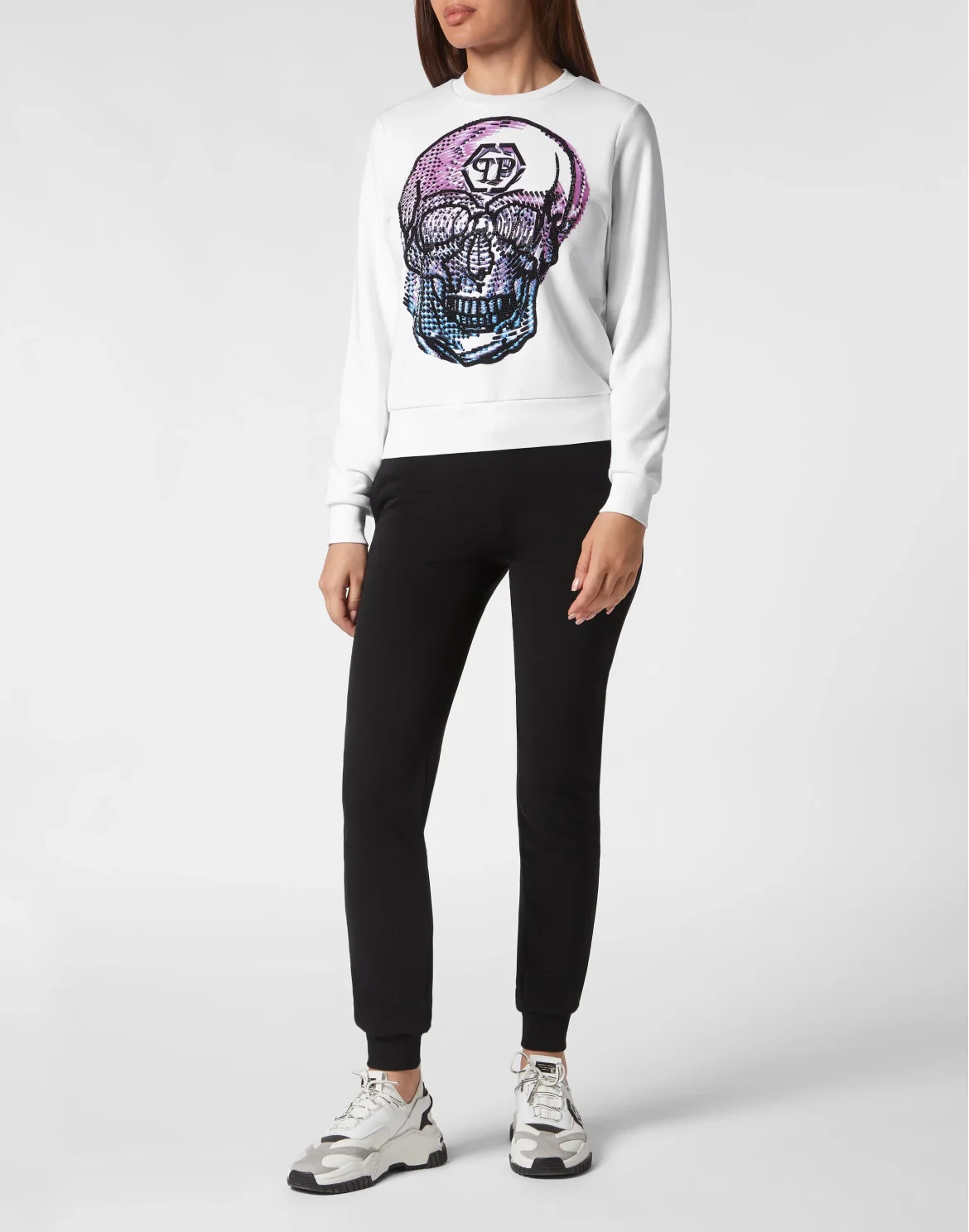 Sweatshirt LS Skull, цвет: Белый