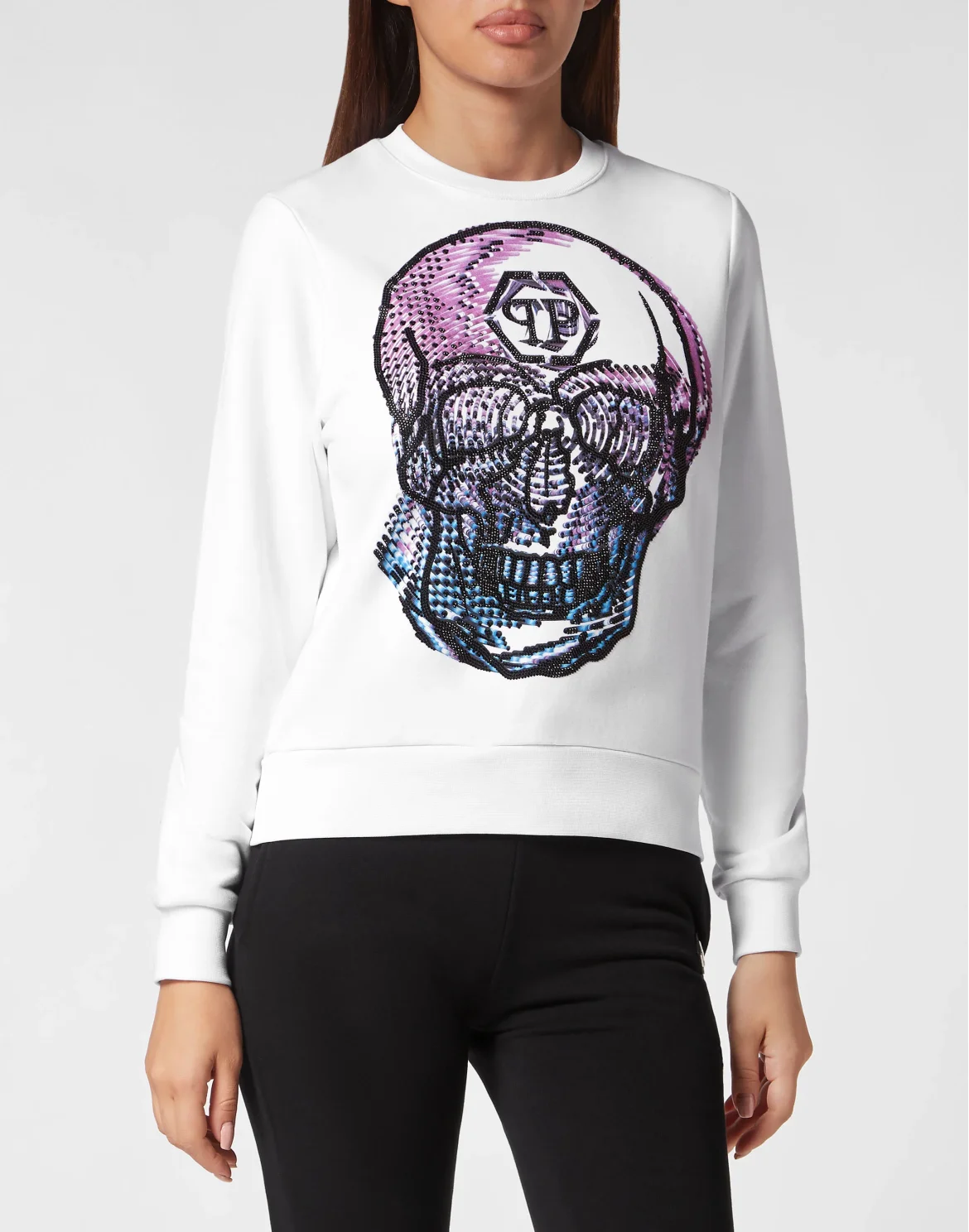 Sweatshirt LS Skull, цвет: Белый