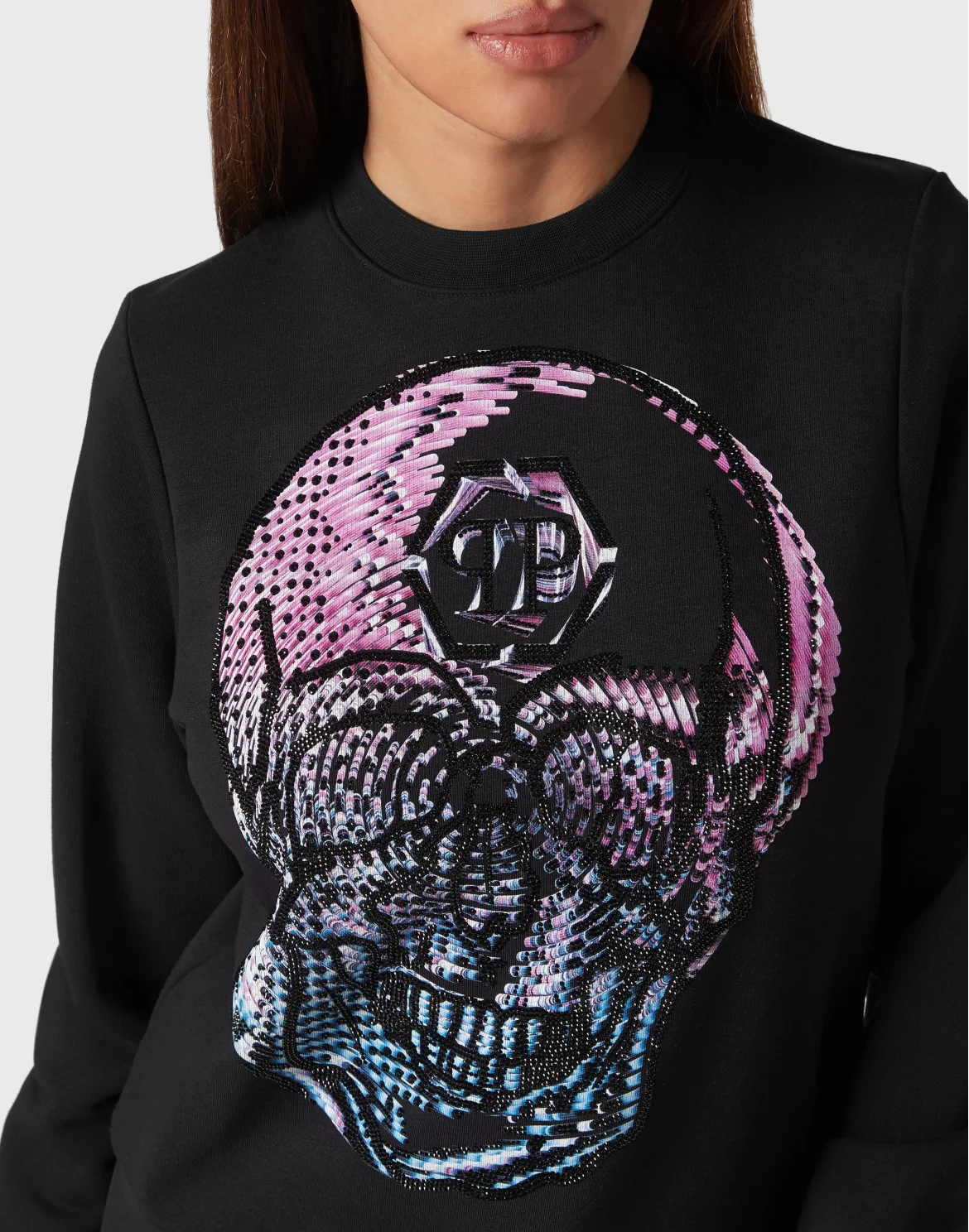 Sweatshirt LS Skull, цвет: Черный