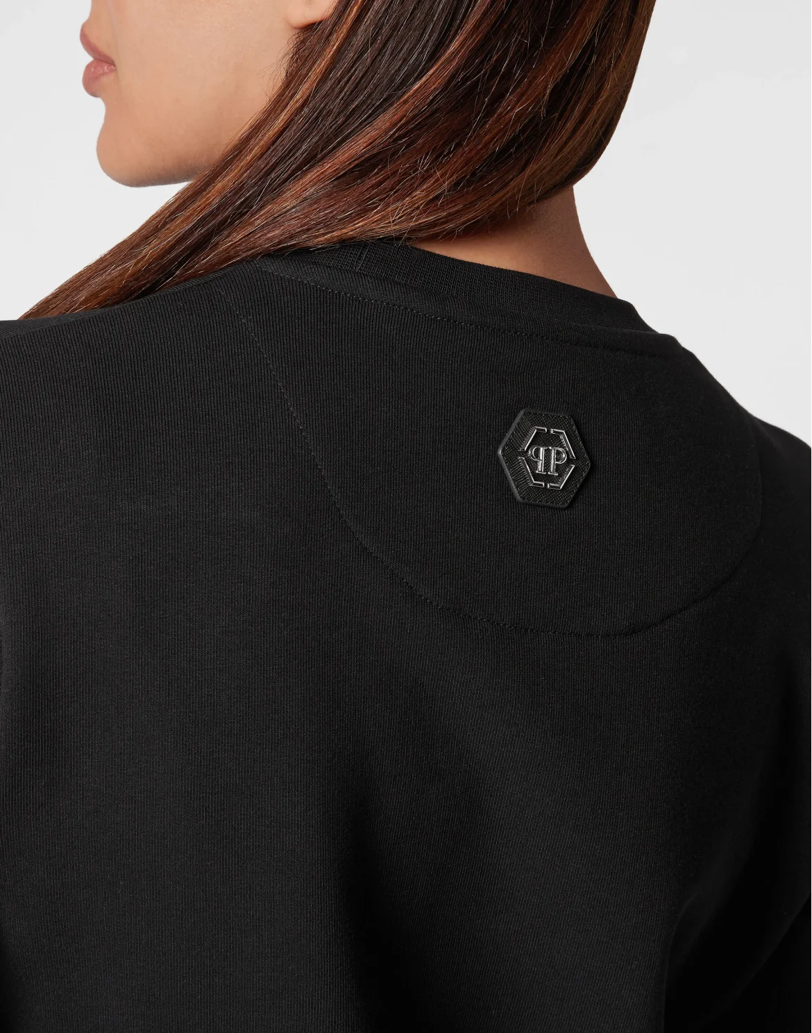 Sweatshirt LS Flowers, цвет: Черный