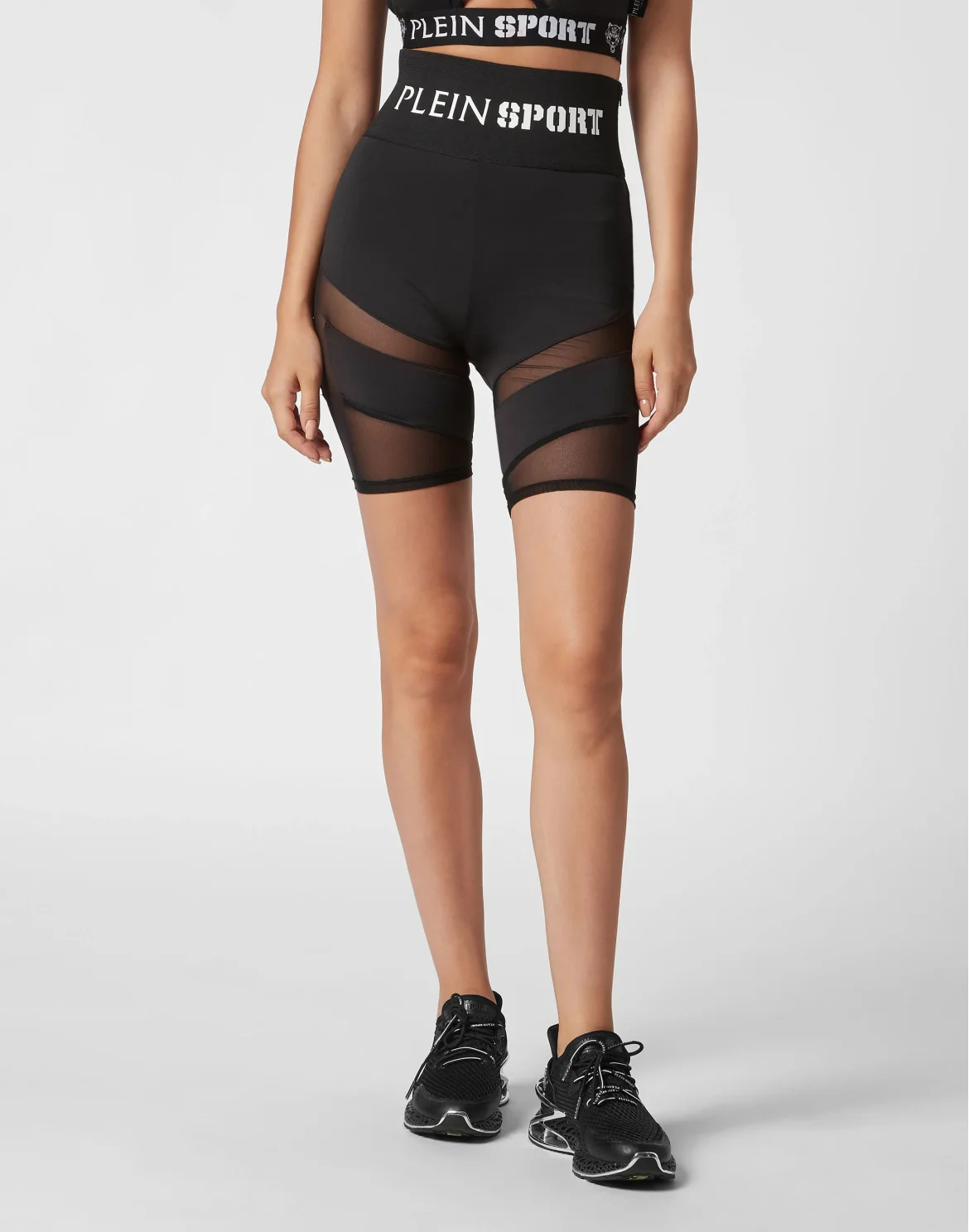 Jogging Cyclist Leggings Multicut, цвет: Черный