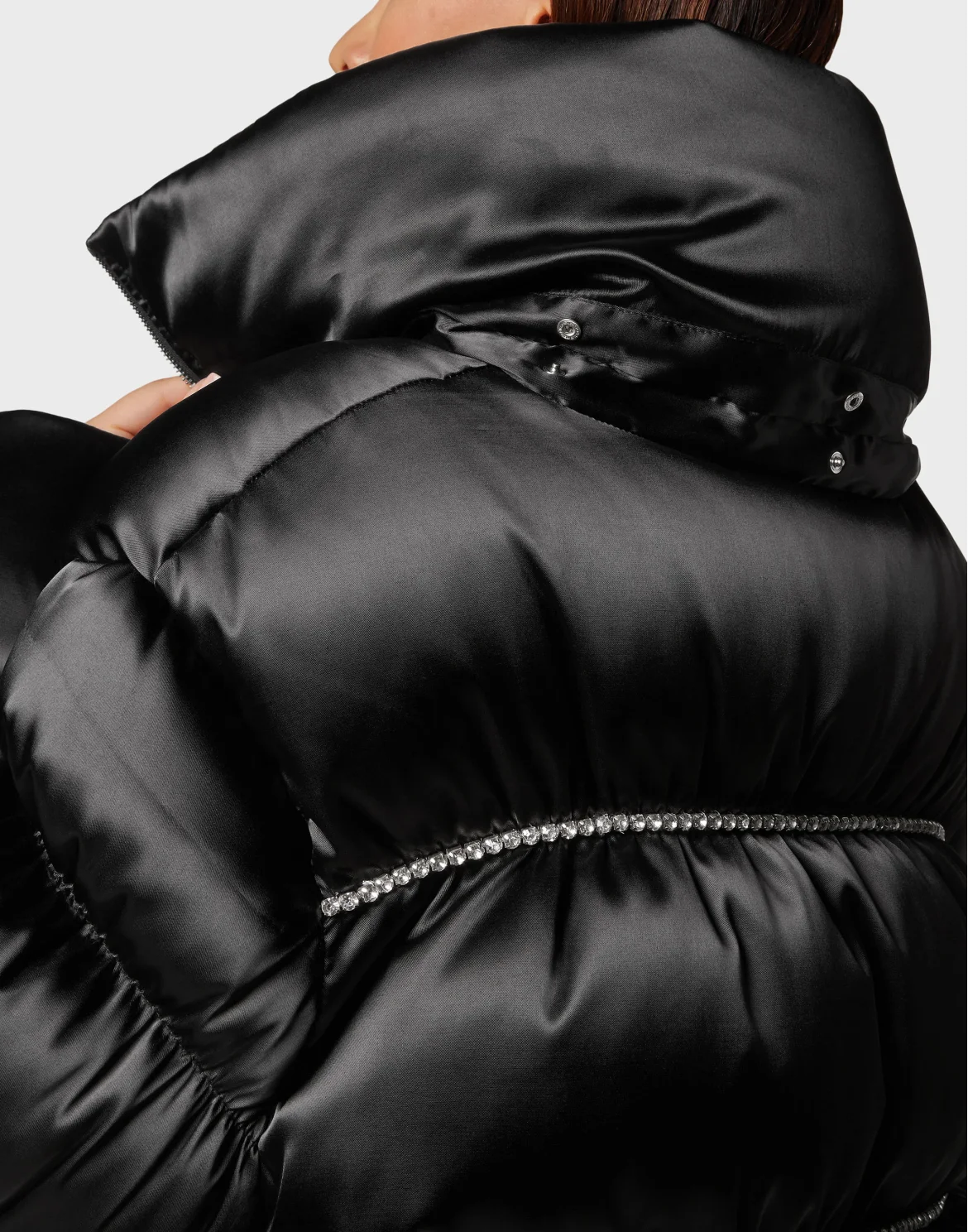 Nylon Oversized Down Jacket Sartorial, цвет: Черный