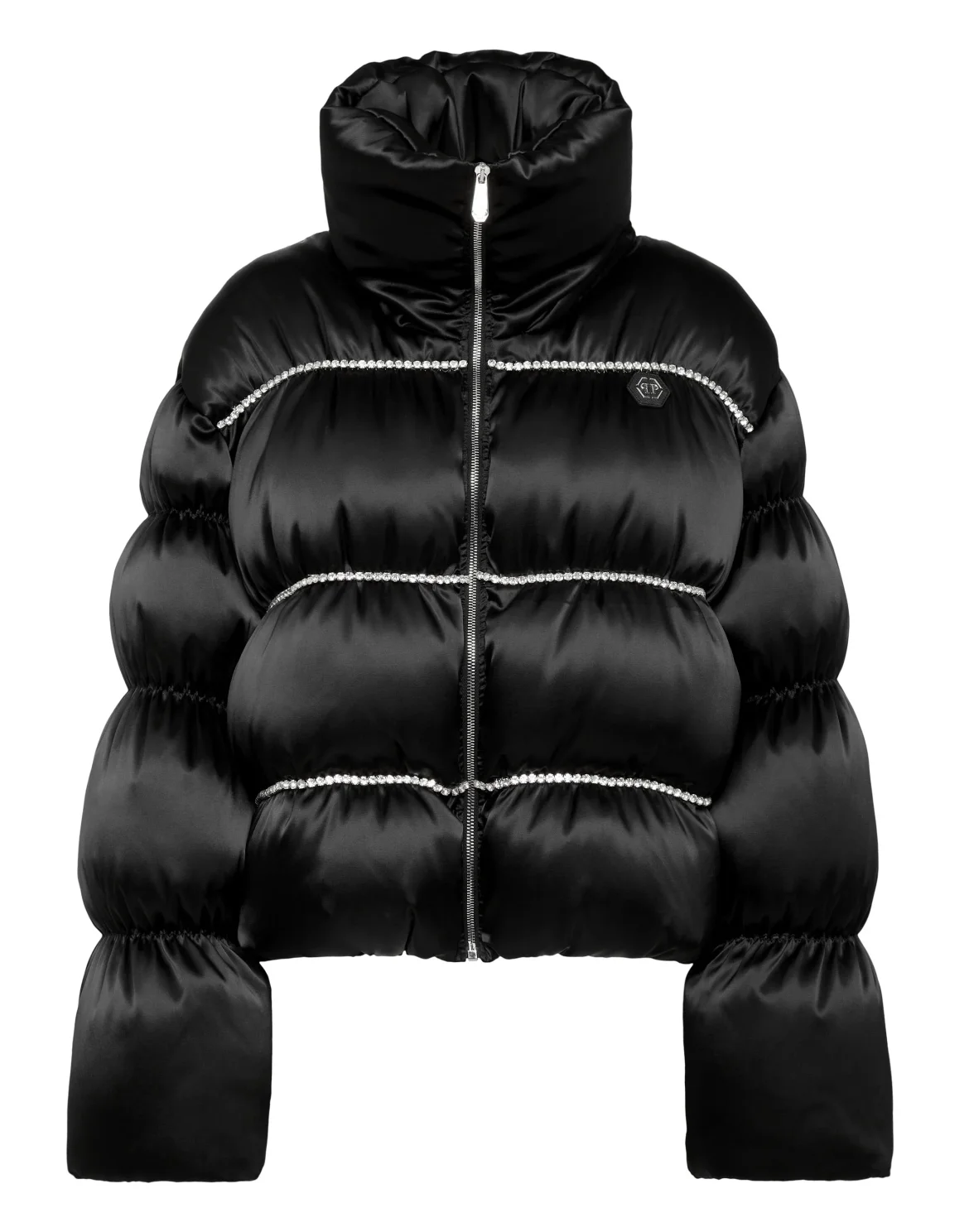 Nylon Oversized Down Jacket Sartorial, цвет: Черный