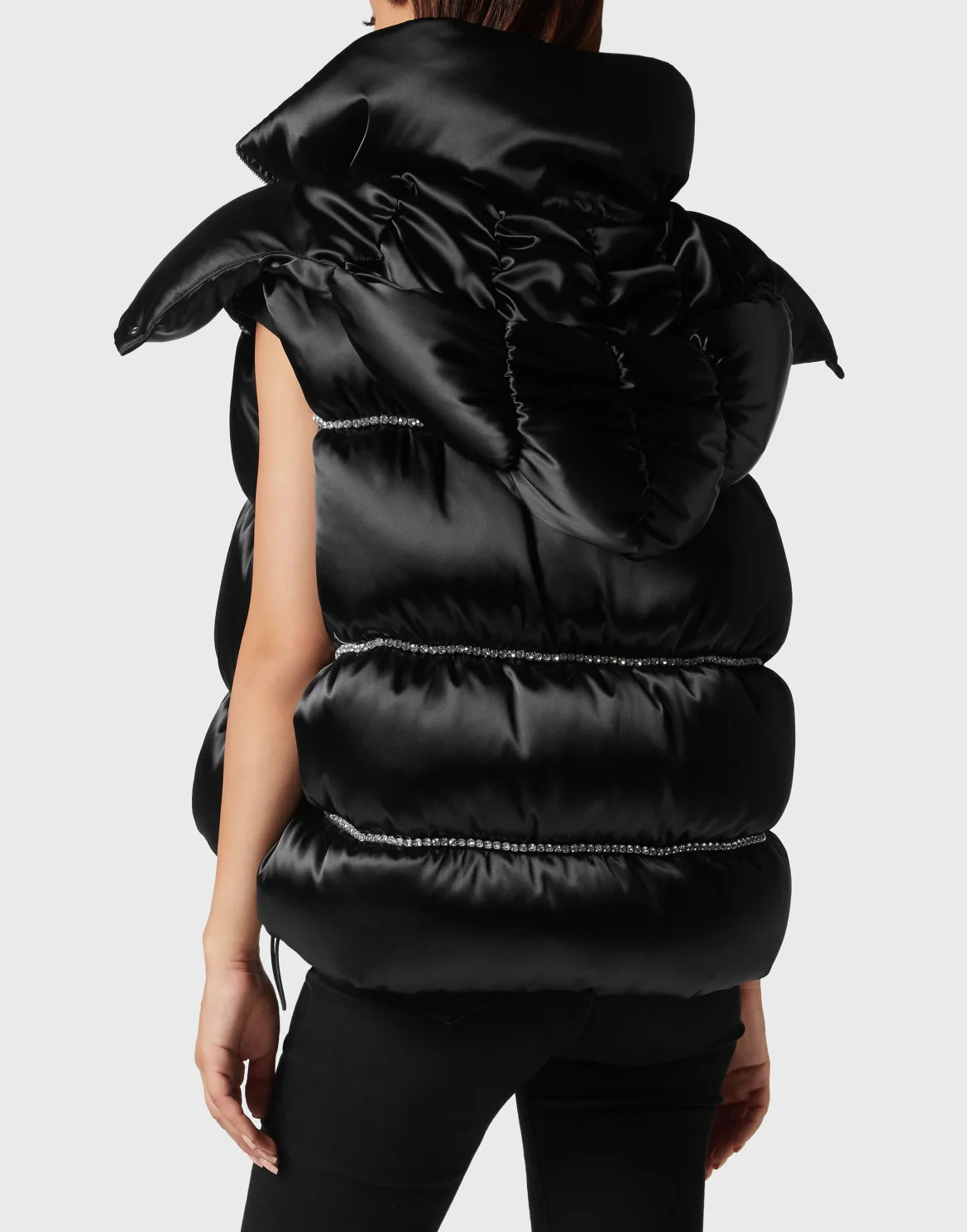 Nylon Down Jacket Vest Sartorial, цвет: Черный