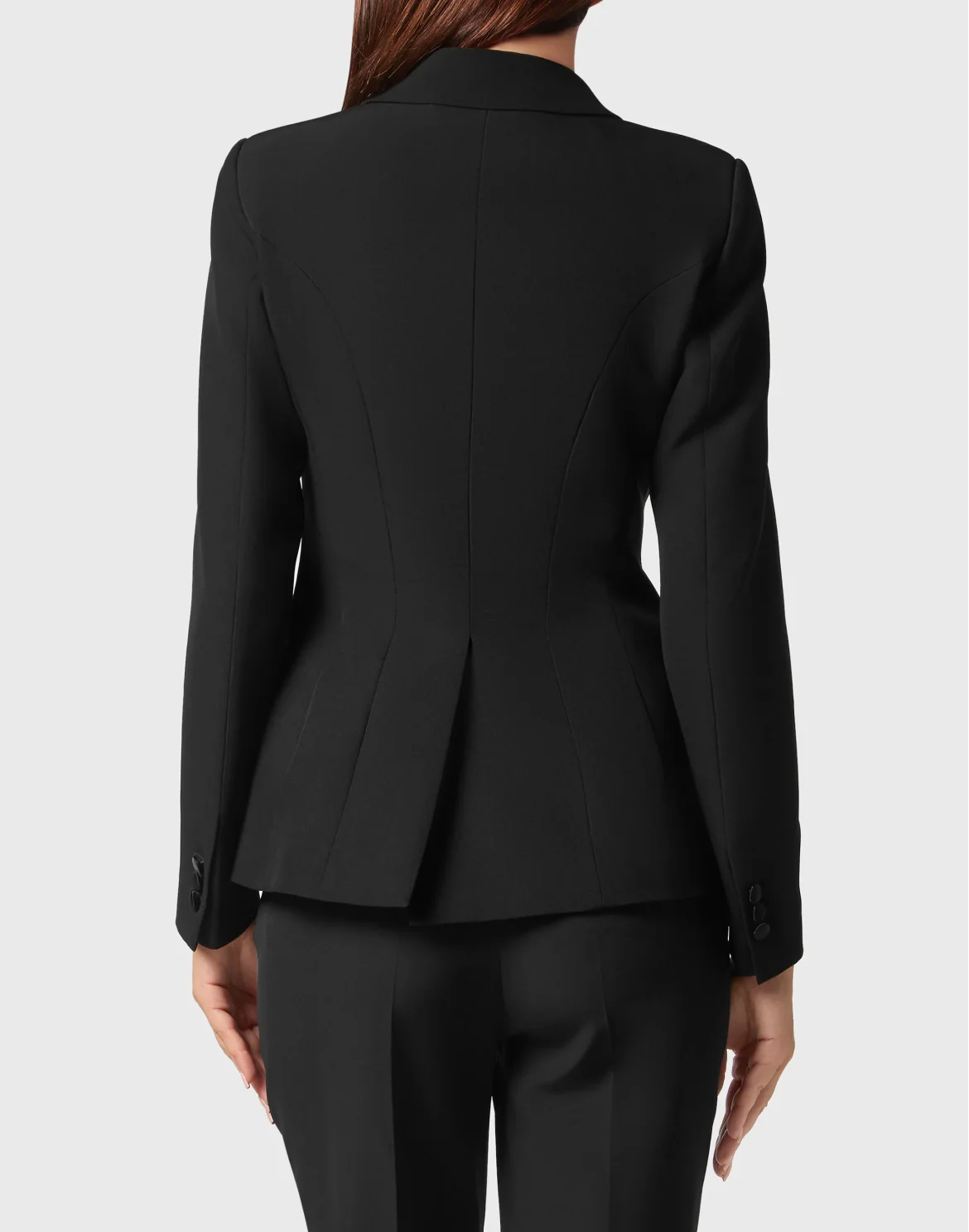Light Wool Fitted Blazer Sartorial, цвет: Черный