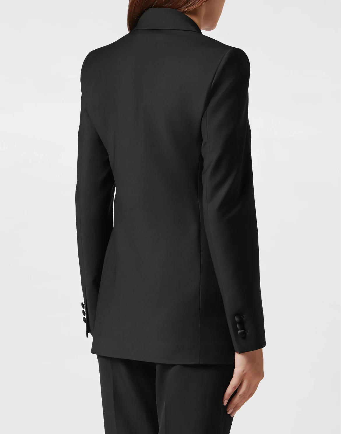 Light Wool Double-Breasted Blazer Sartorial, цвет: Черный