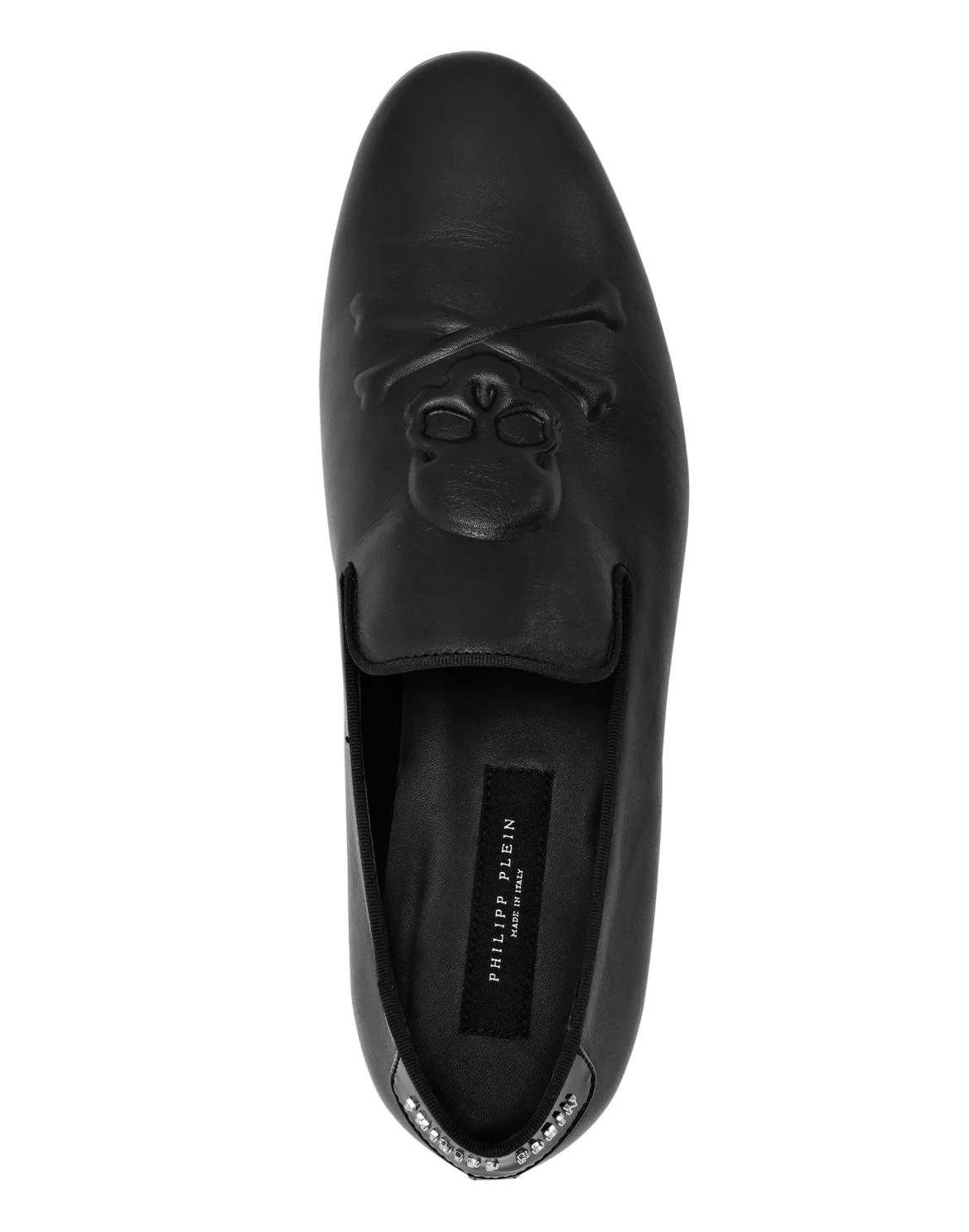 Leather Loafers Skull&Bones, цвет: Черный