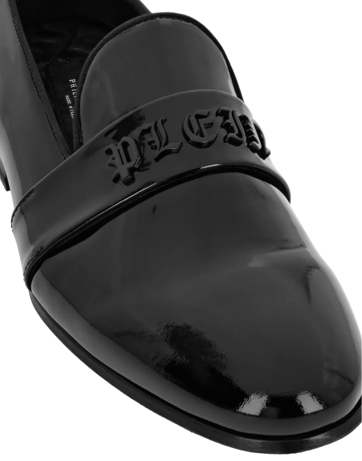 Patent Leather Loafers Gothic Plein, цвет: Черный