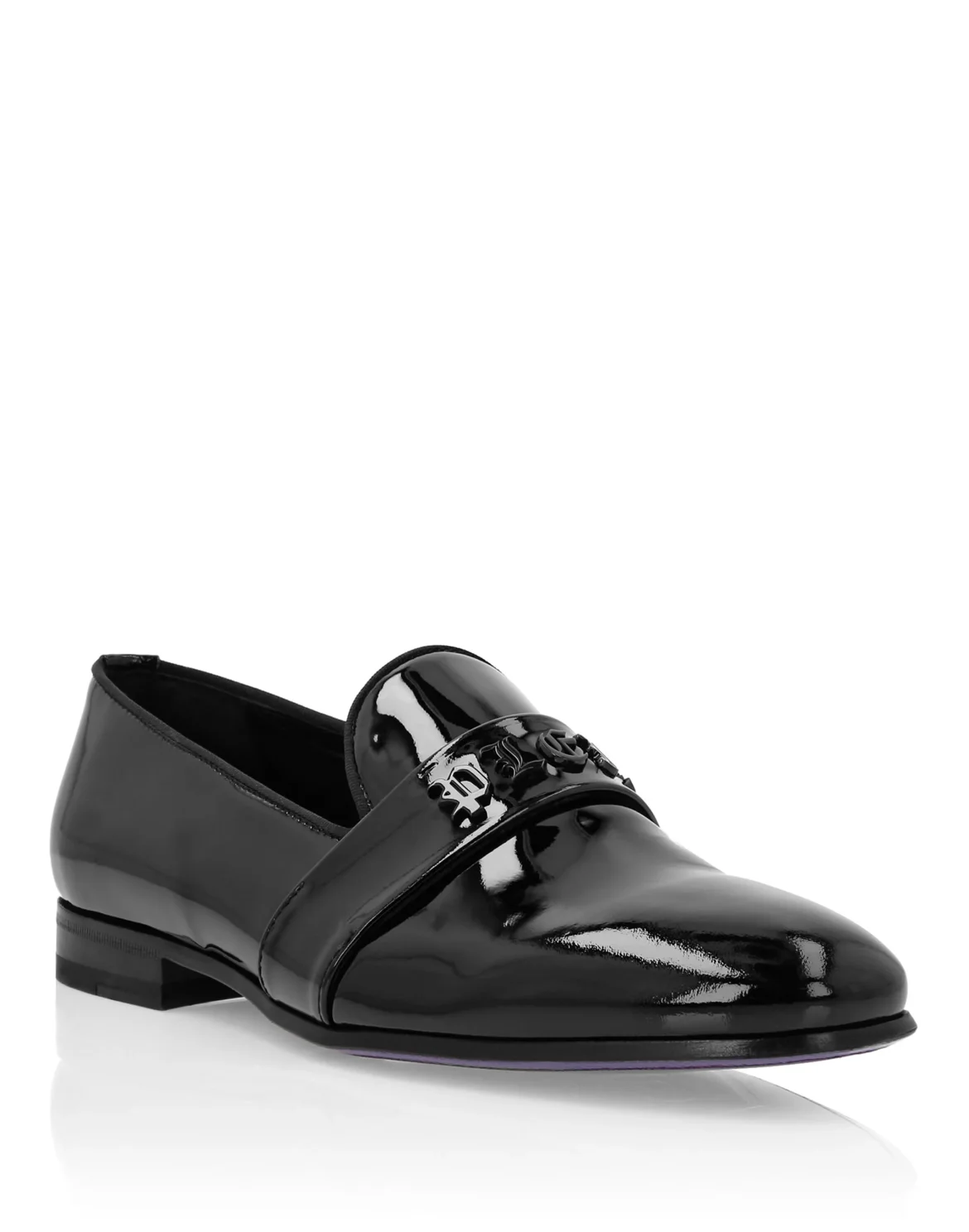 Patent Leather Loafers Gothic Plein, цвет: Черный