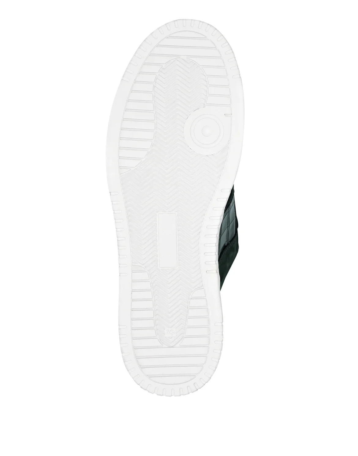 Nabuk Lo-Top Sneakers with Croco Print Hexagon, цвет: Зеленый
