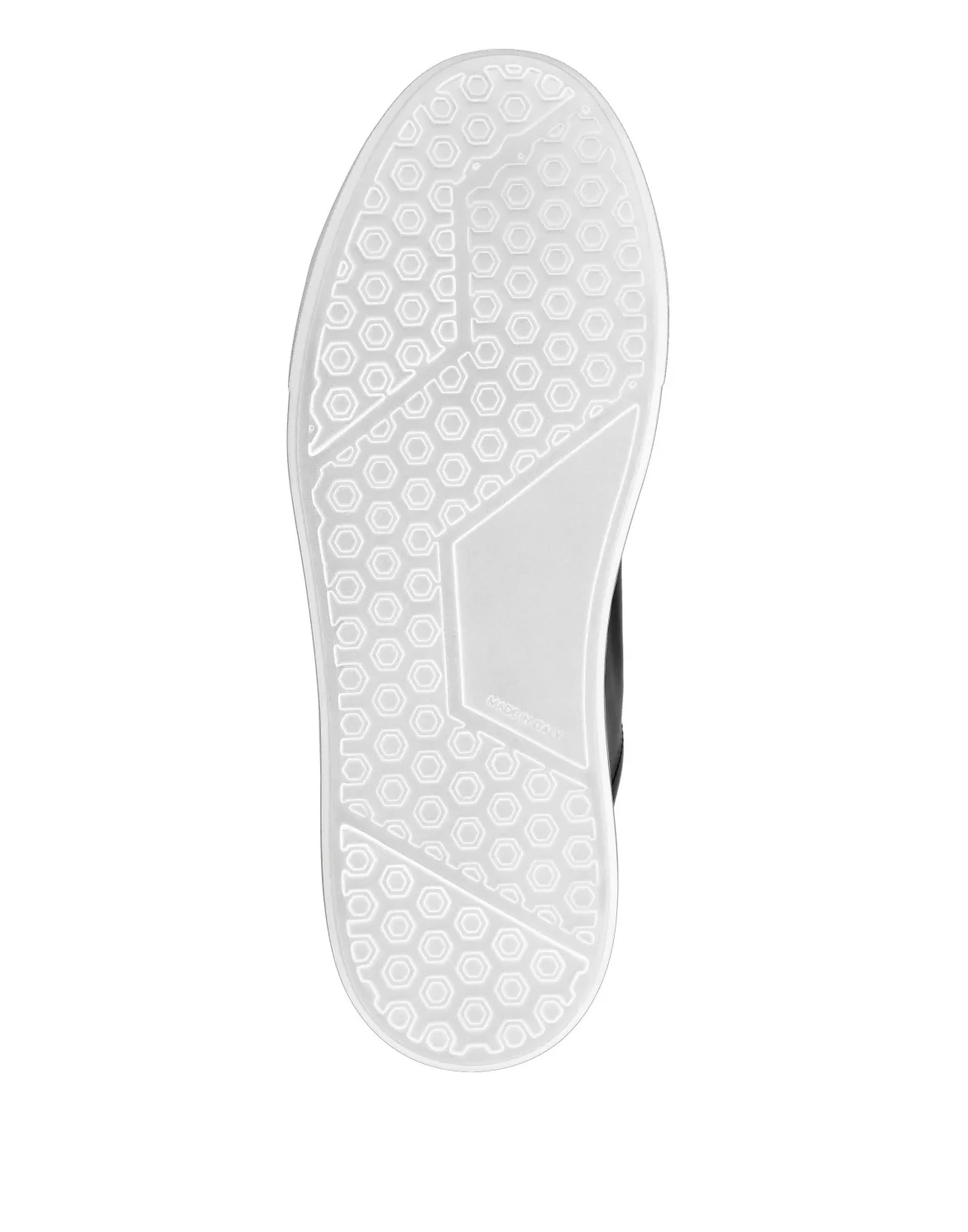 Leather Lo-Top Sneakers Hexagon, цвет: Черный