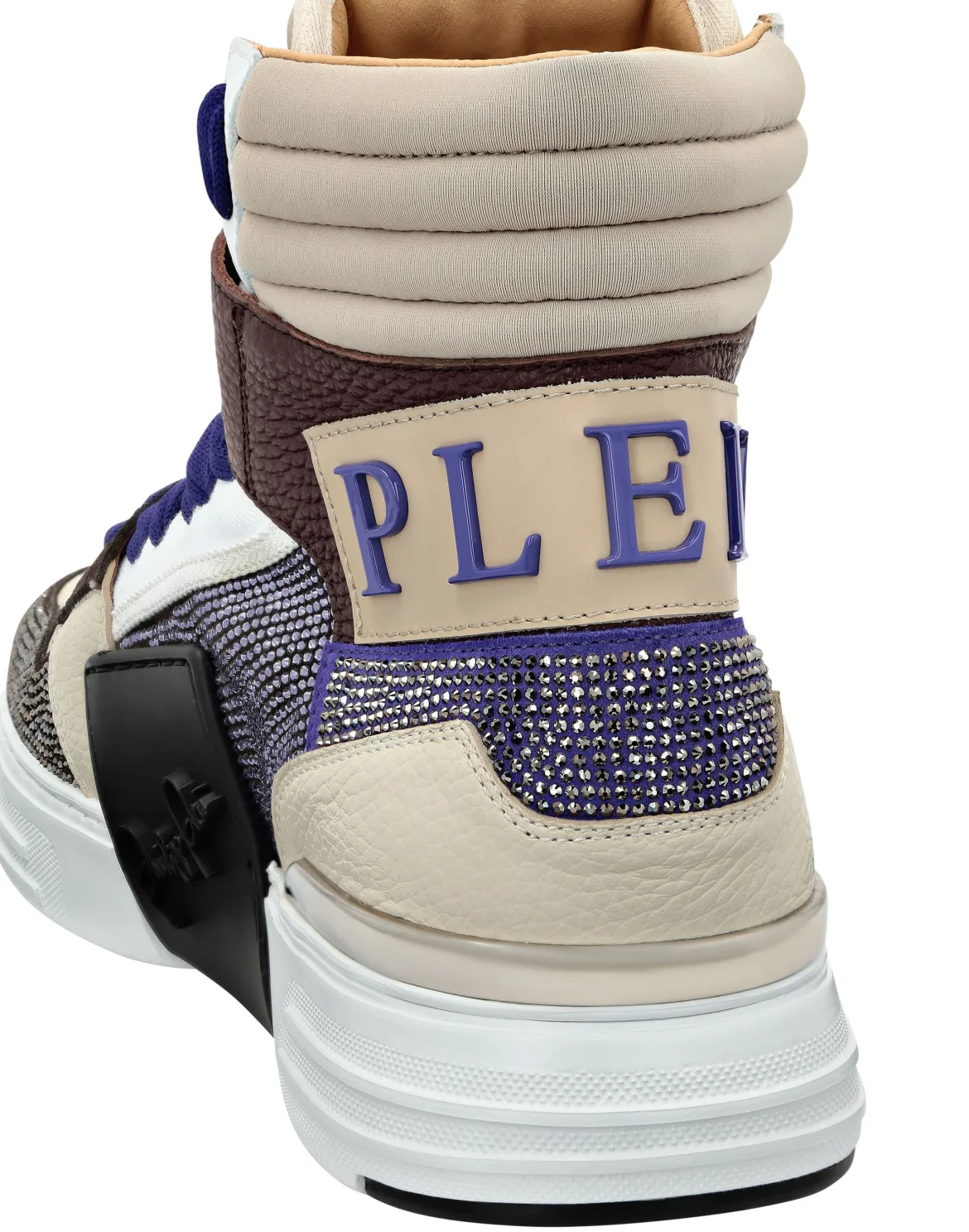 HI-TOP SNEAKERS PHANTOM KICK$ CRYSTALS, цвет: Фиолетовый