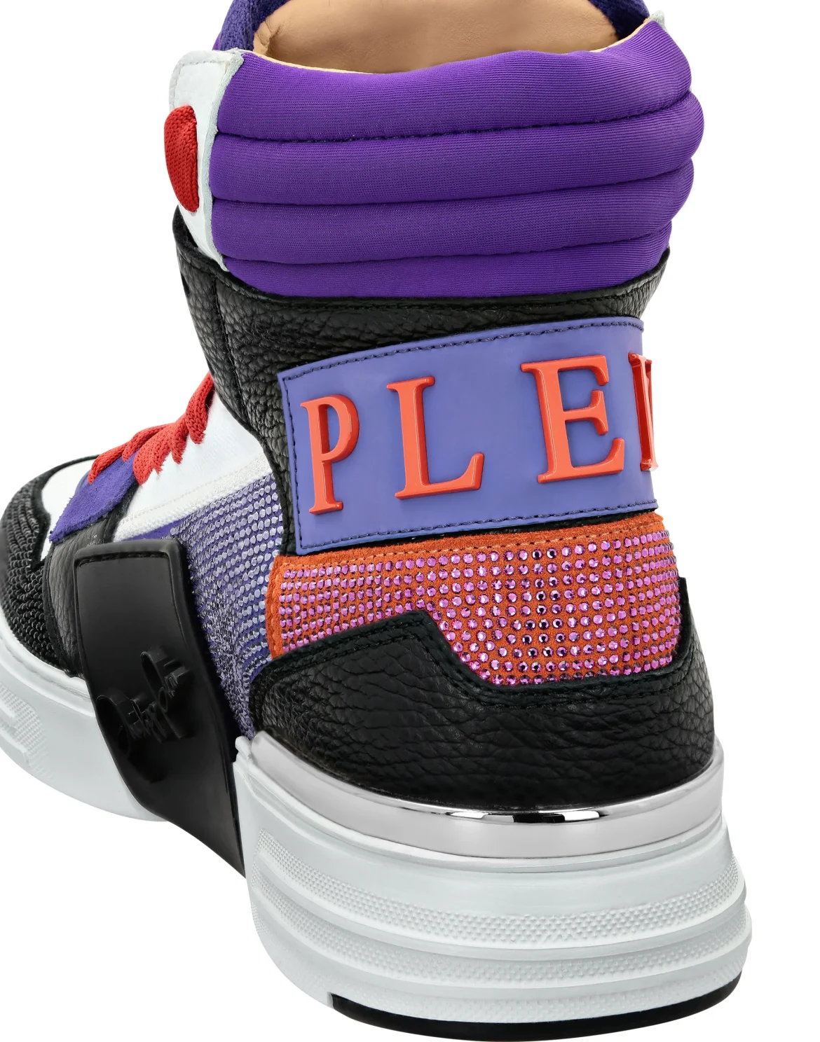 HI-TOP SNEAKERS PHANTOM KICK$ CRYSTALS, цвет: Фиолетовый