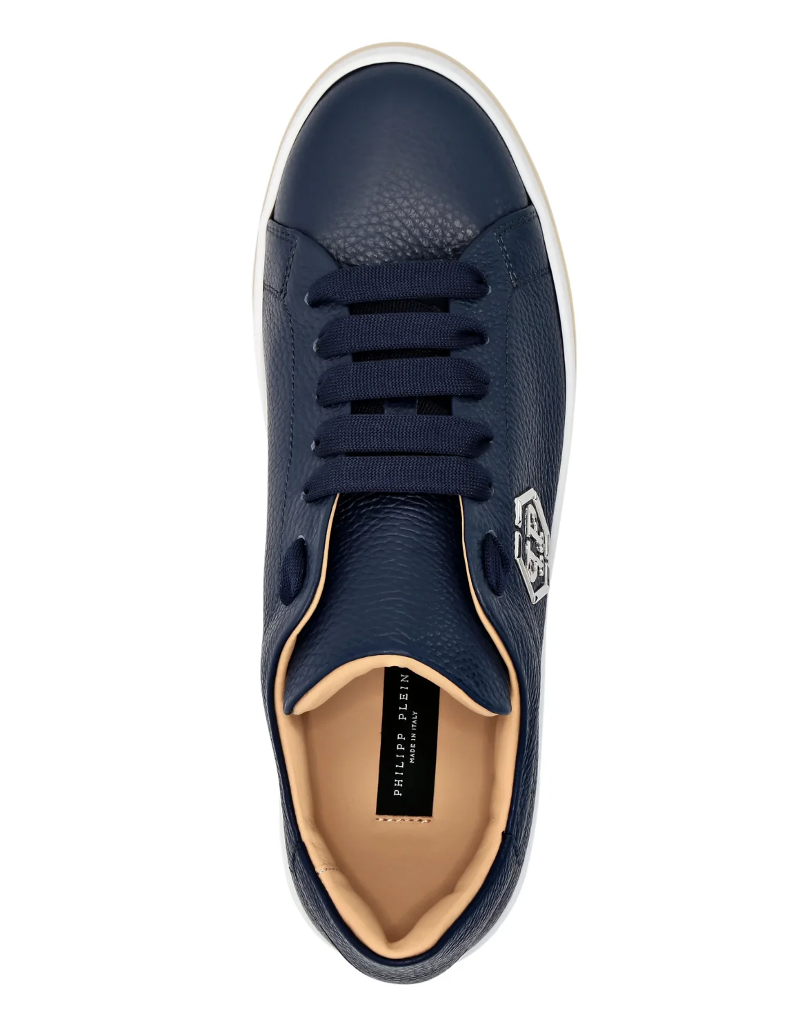 Leather Lo-Top Sneakers Hexagon, цвет: Синий