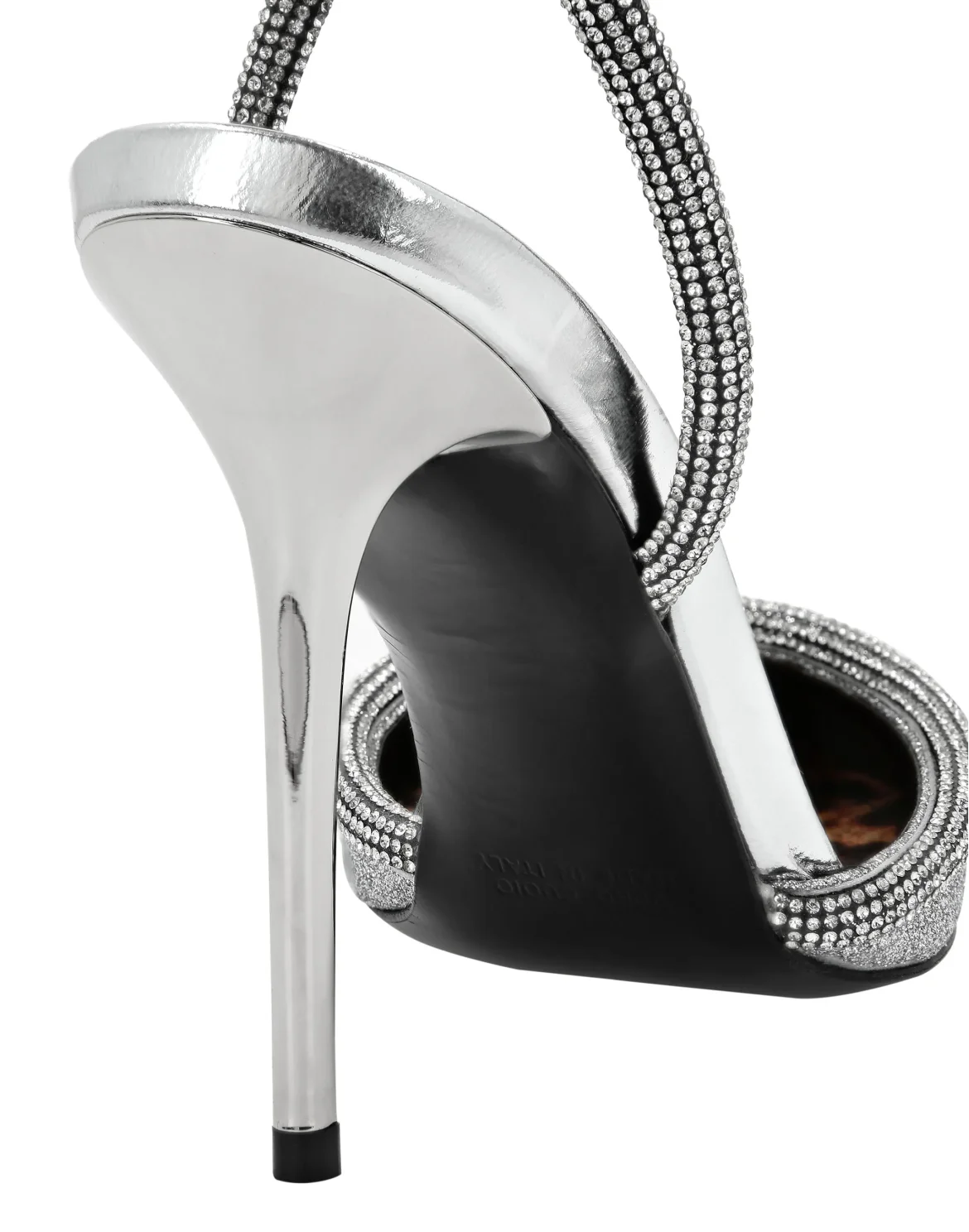 Glitter Decollete Hi-Heels, цвет: Серебристый