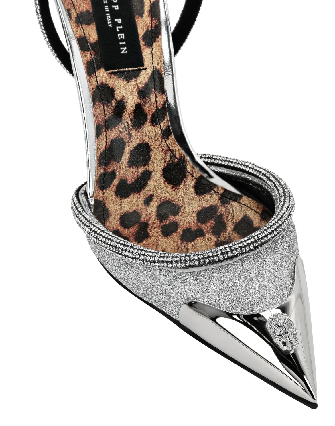 Glitter Decollete Hi-Heels, цвет: Серебристый