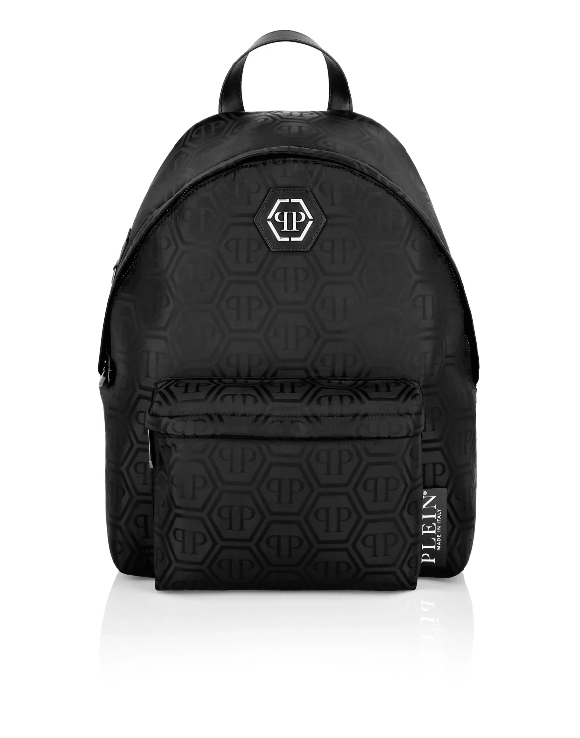 Nylon Jacquard Backpack Monogram, цвет: Черный