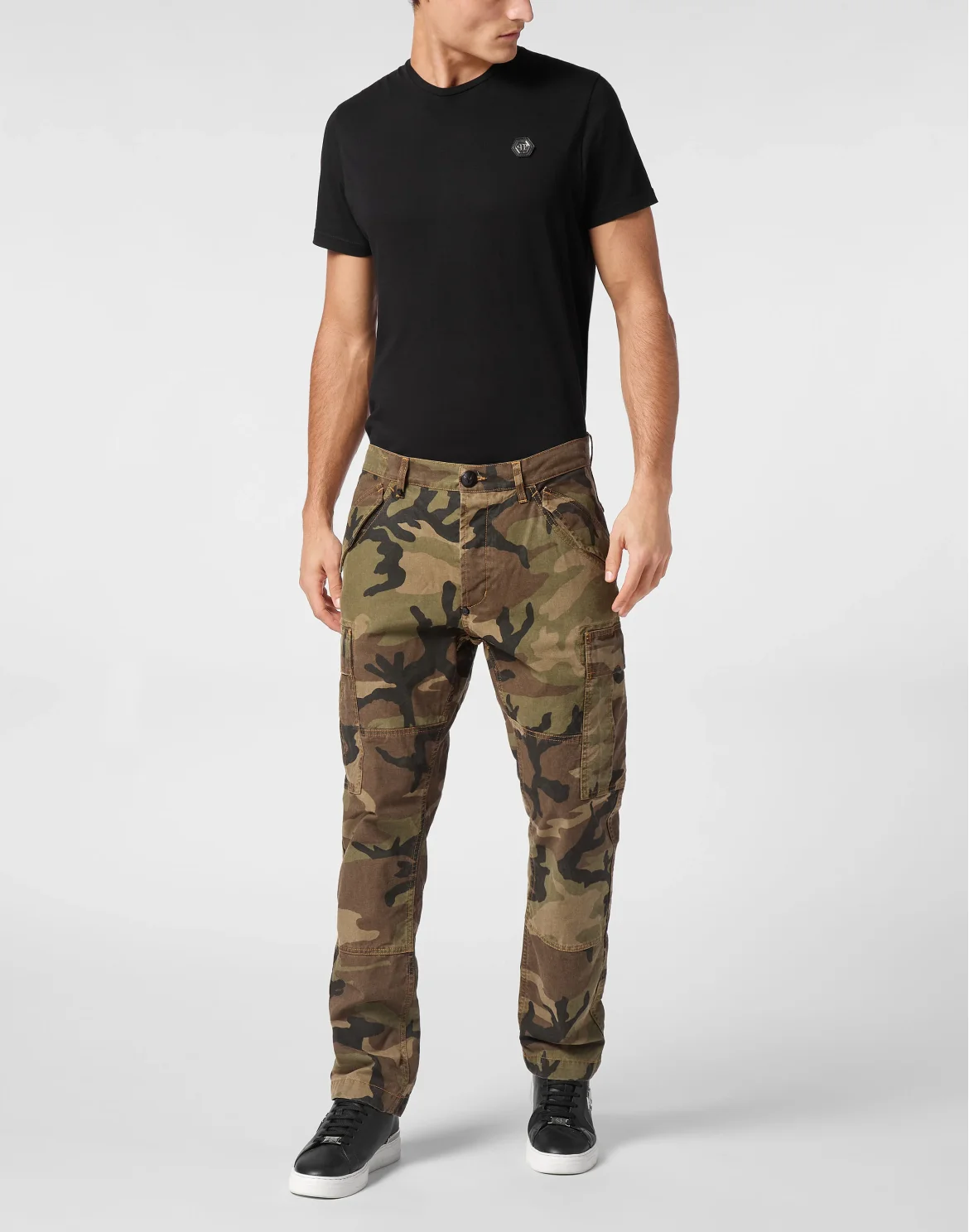 Denim Cargo Trousers Camouflage, цвет: Камуфляж