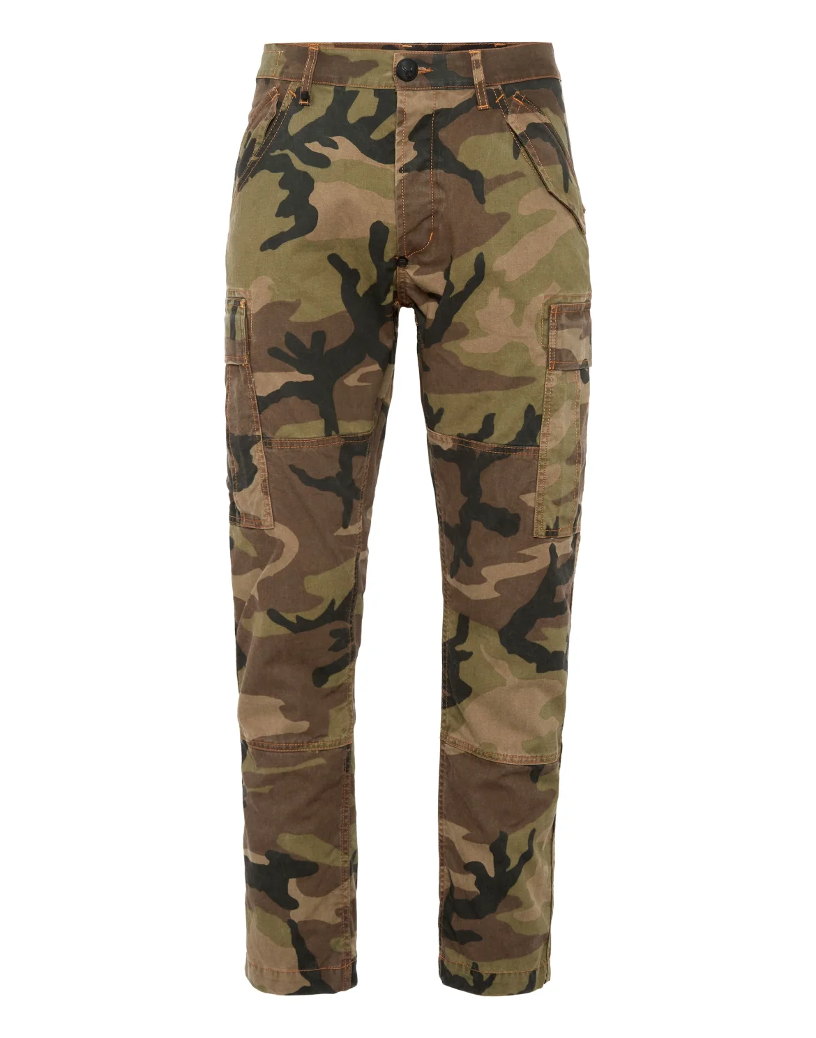Denim Cargo Trousers Camouflage, цвет: Камуфляж