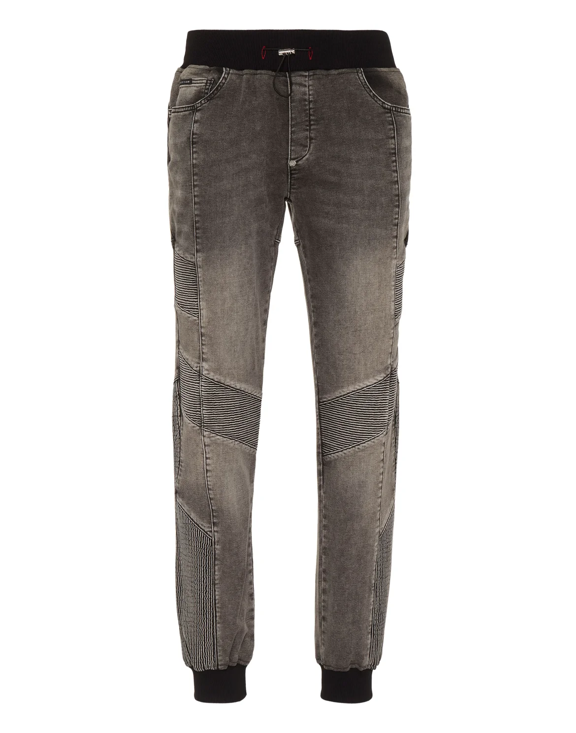 Denim Jogging Trousers, цвет: Черный
