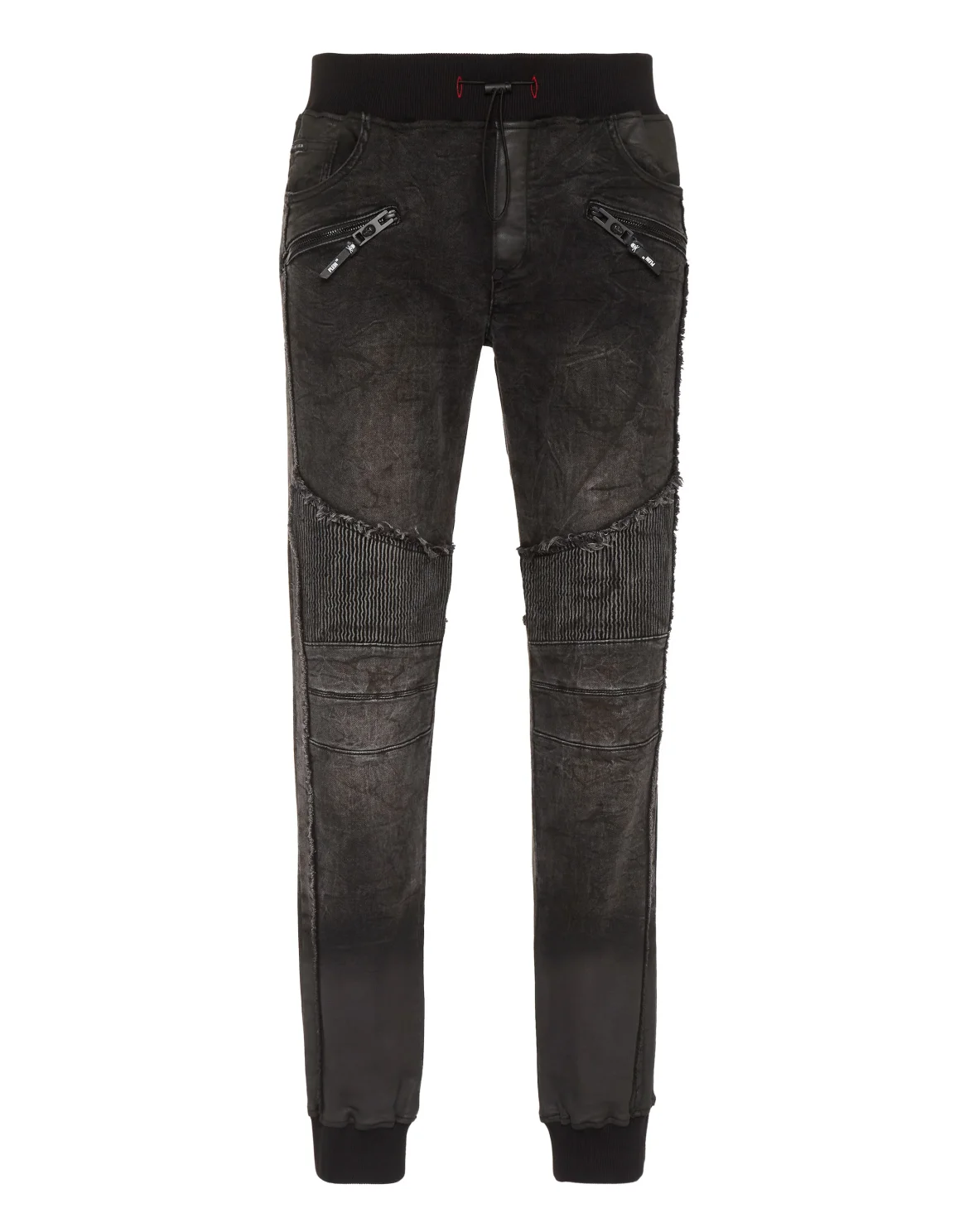 Denim Jogging Trousers, цвет: Черный